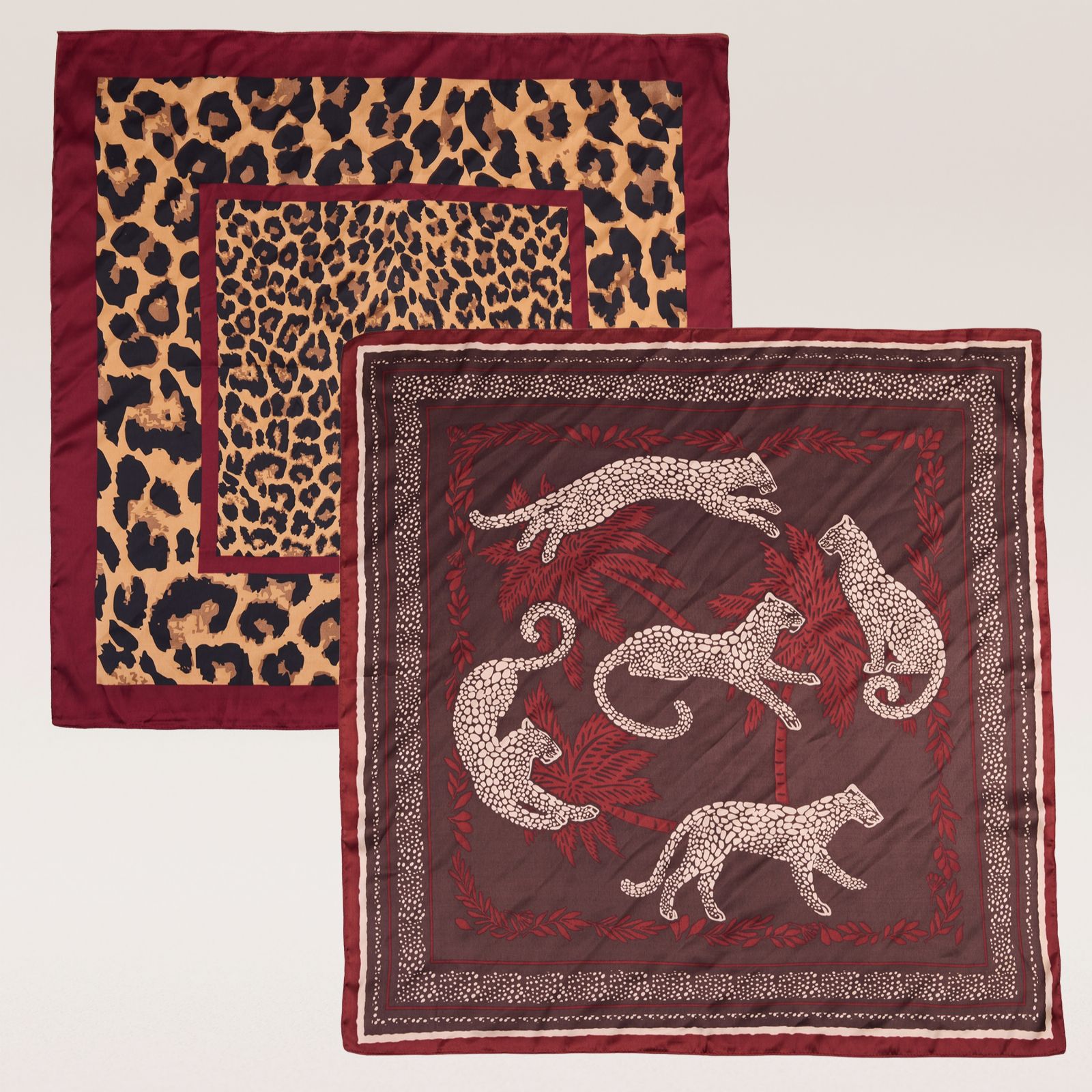 Malika 2pk Satin Scarf with Gift Pouch
