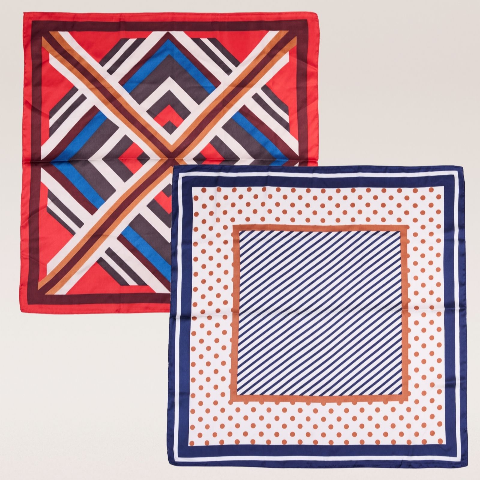 Malika 2pk Satin Scarf with Gift Pouches