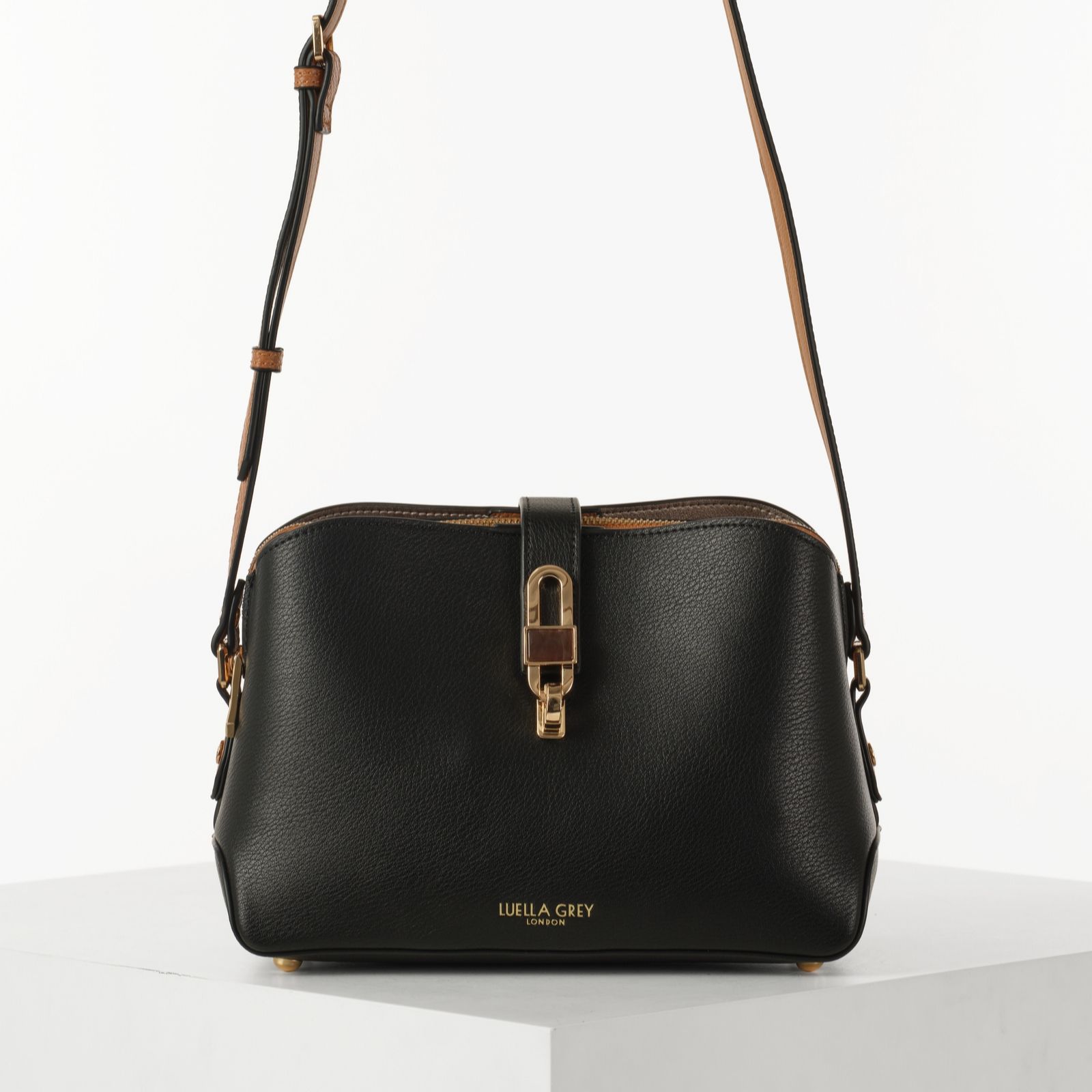 Outlet Luella Grey Margy Small Zip Top Cross-Body