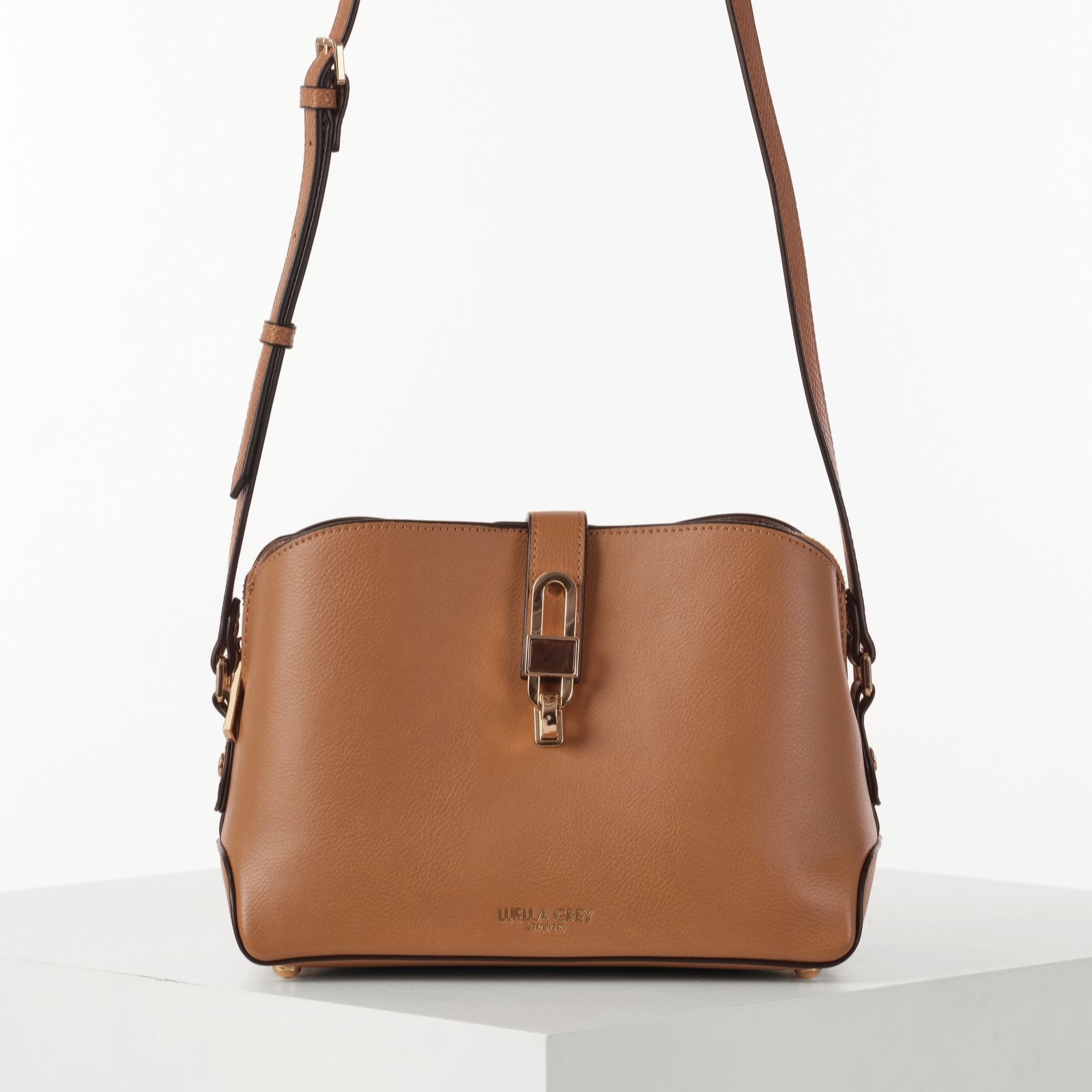 Outlet Luella Grey Margy Small Zip Top Cross-Body