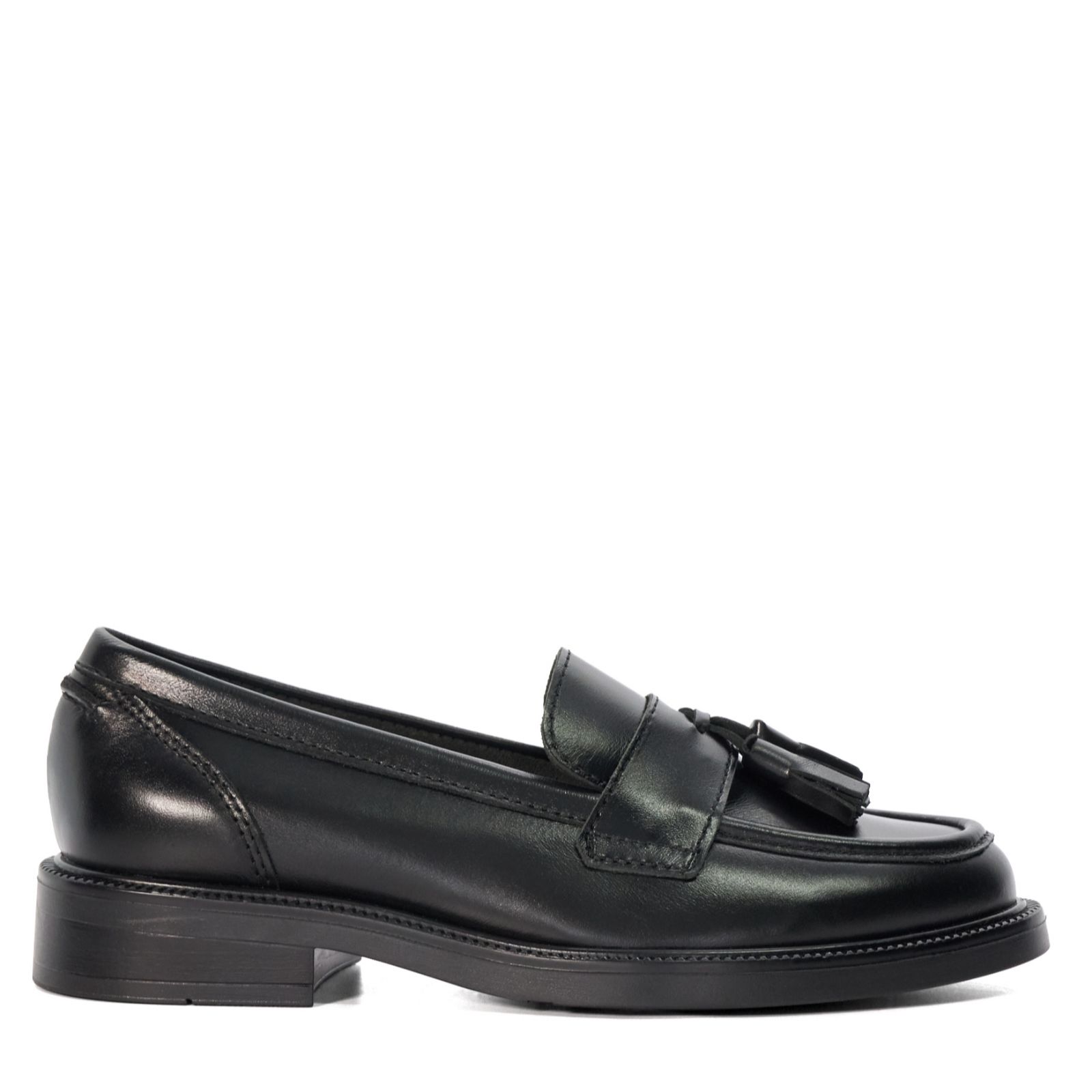 Dune London Garda Leather Tassel Loafers