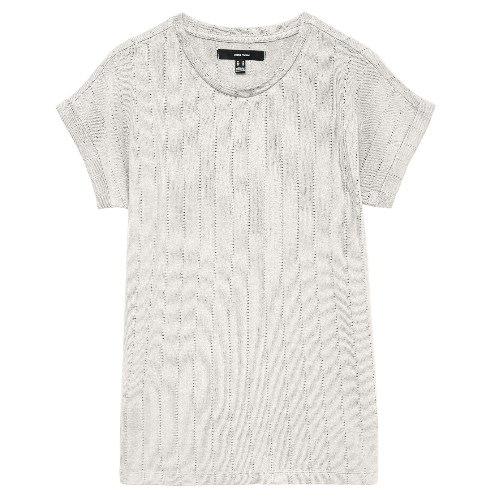 Vero Moda Brianna Pointelle Detail T-Shirt