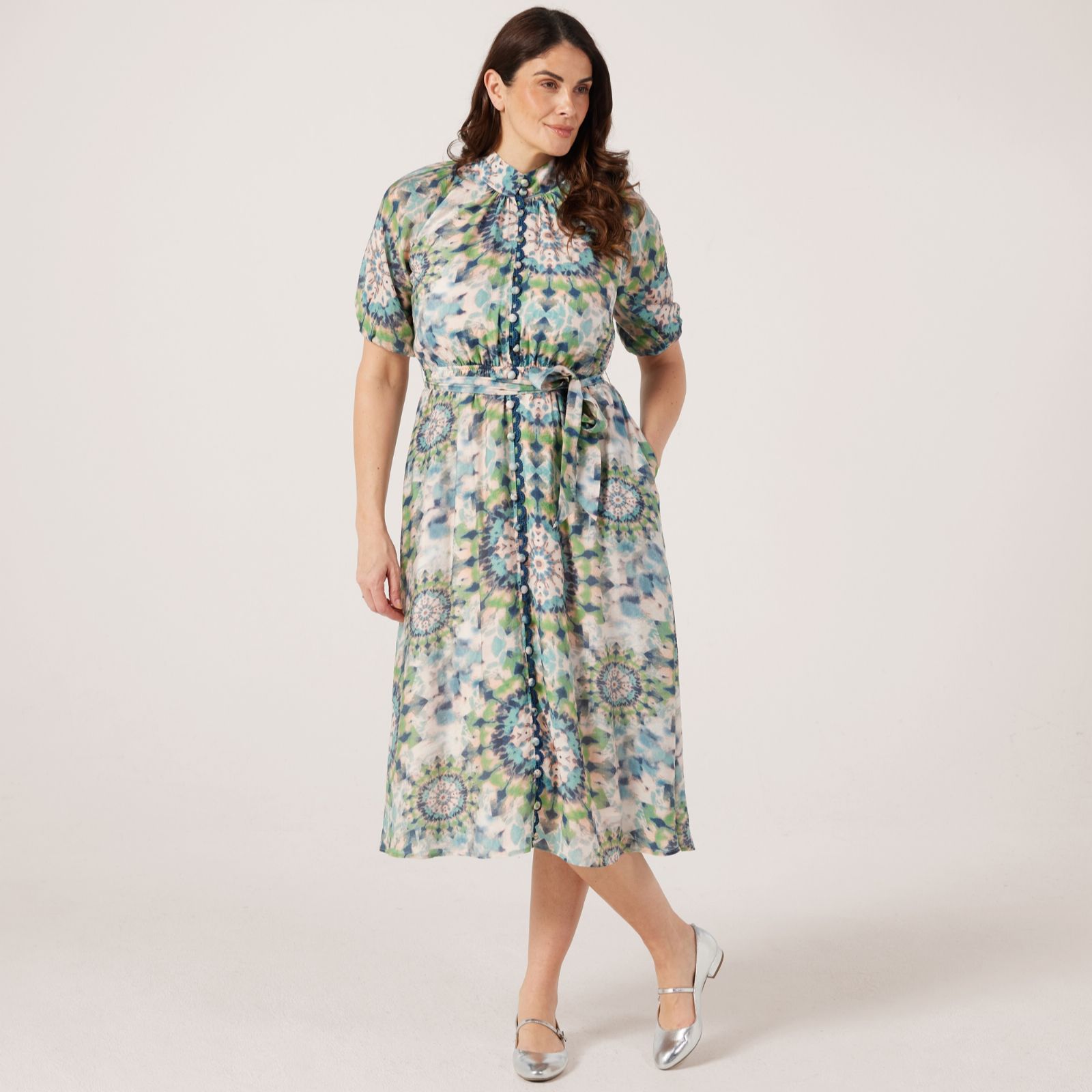 Izabel London Tie Dye Midi Dress