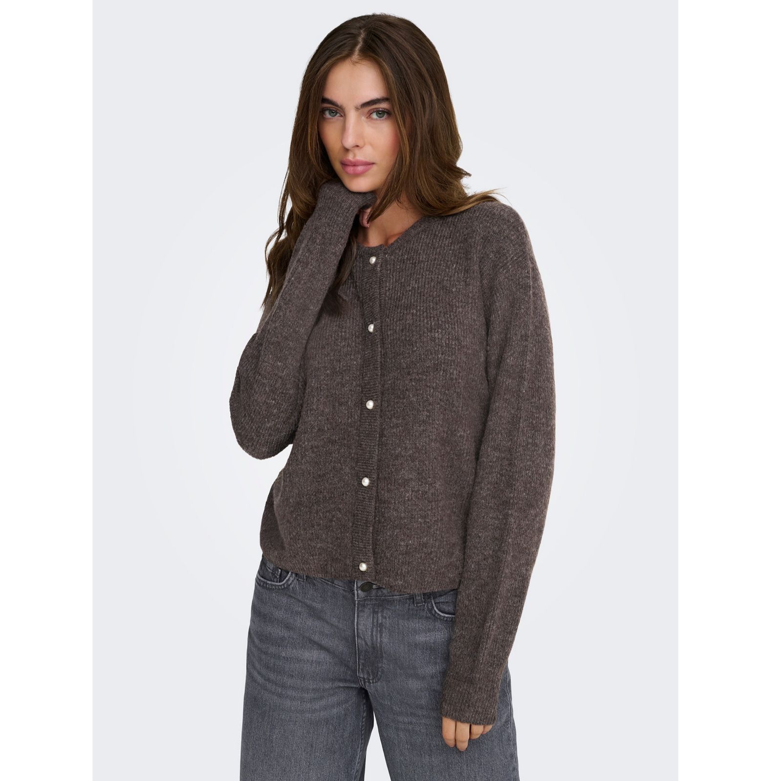 JDY Lumi Button Detail Cardigan