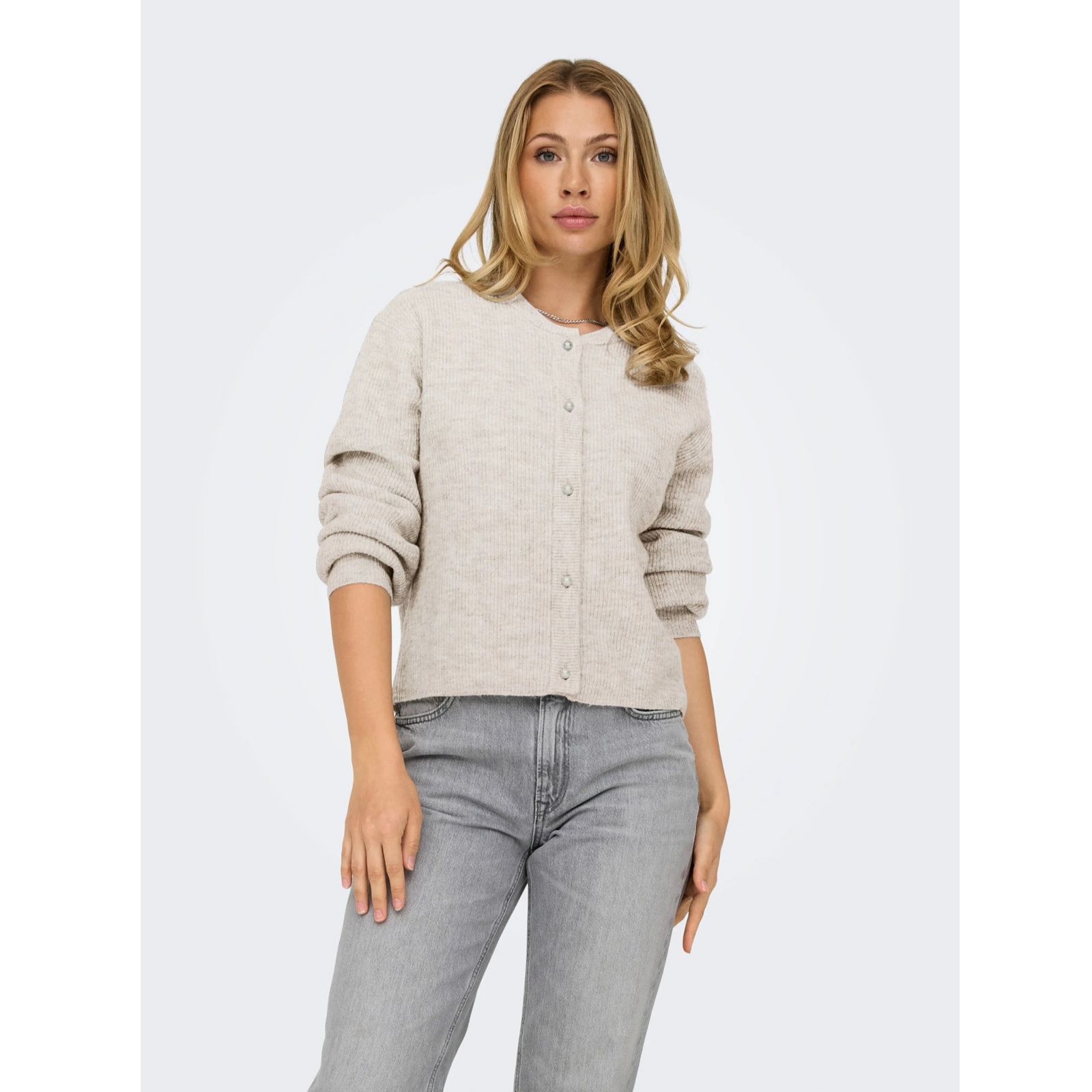 JDY Lumi Button Detail Cardigan