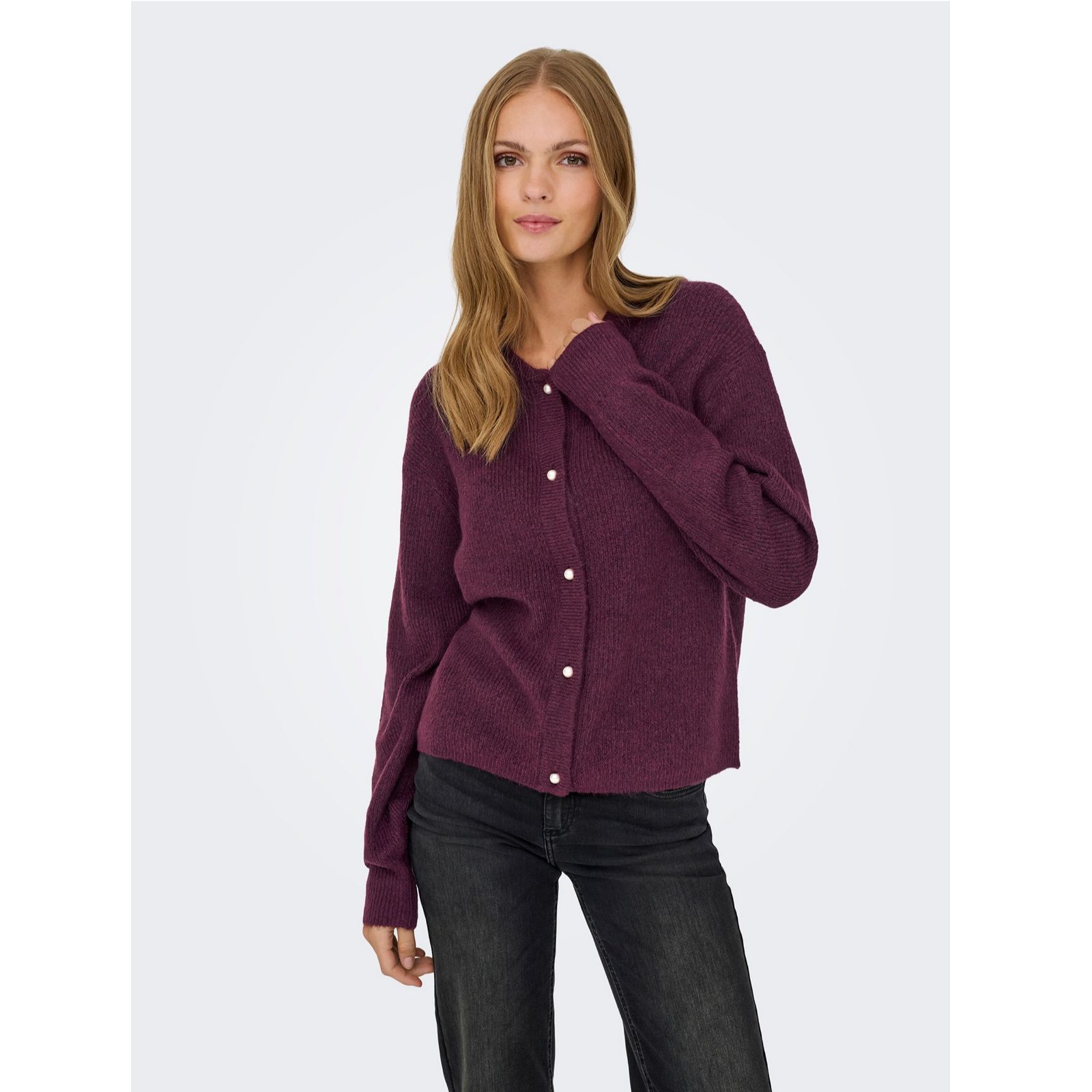 JDY Lumi Button Detail Cardigan