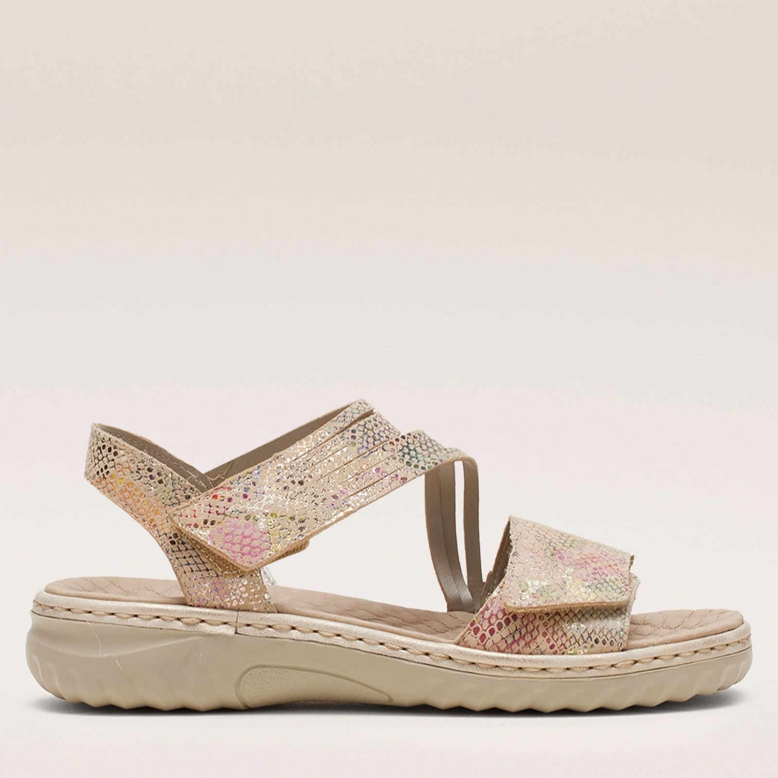 Rieker Leather Strap Sandal