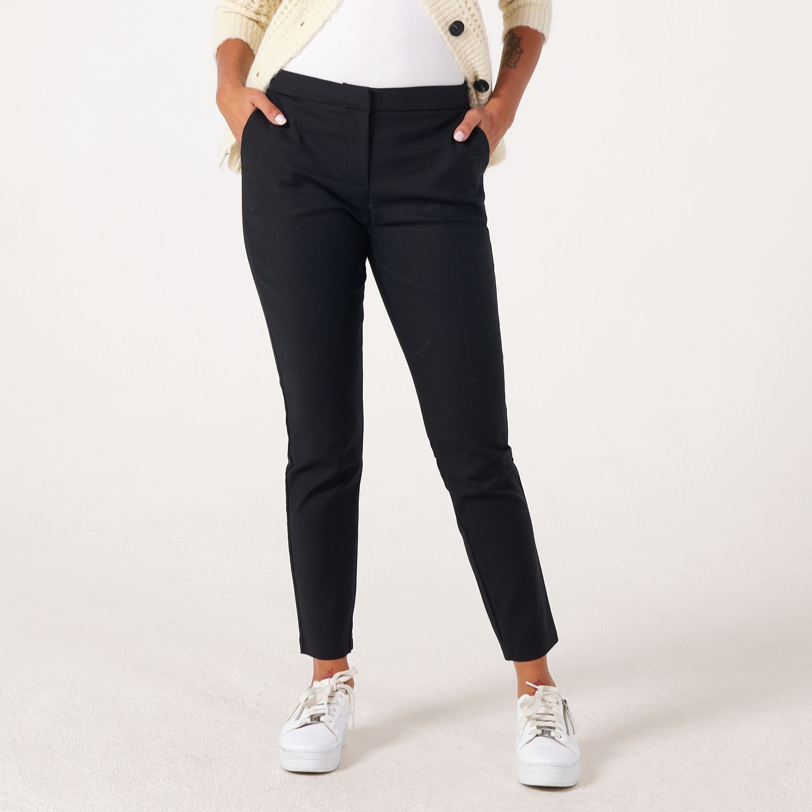 Izabel London Slim Leg Cigarette Trouser