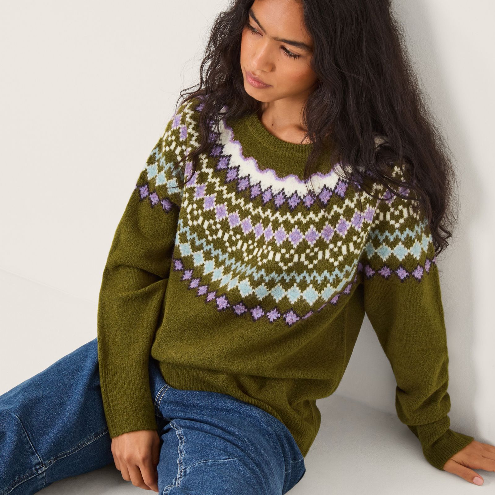 Monsoon Felicity Fair Isle Jumper