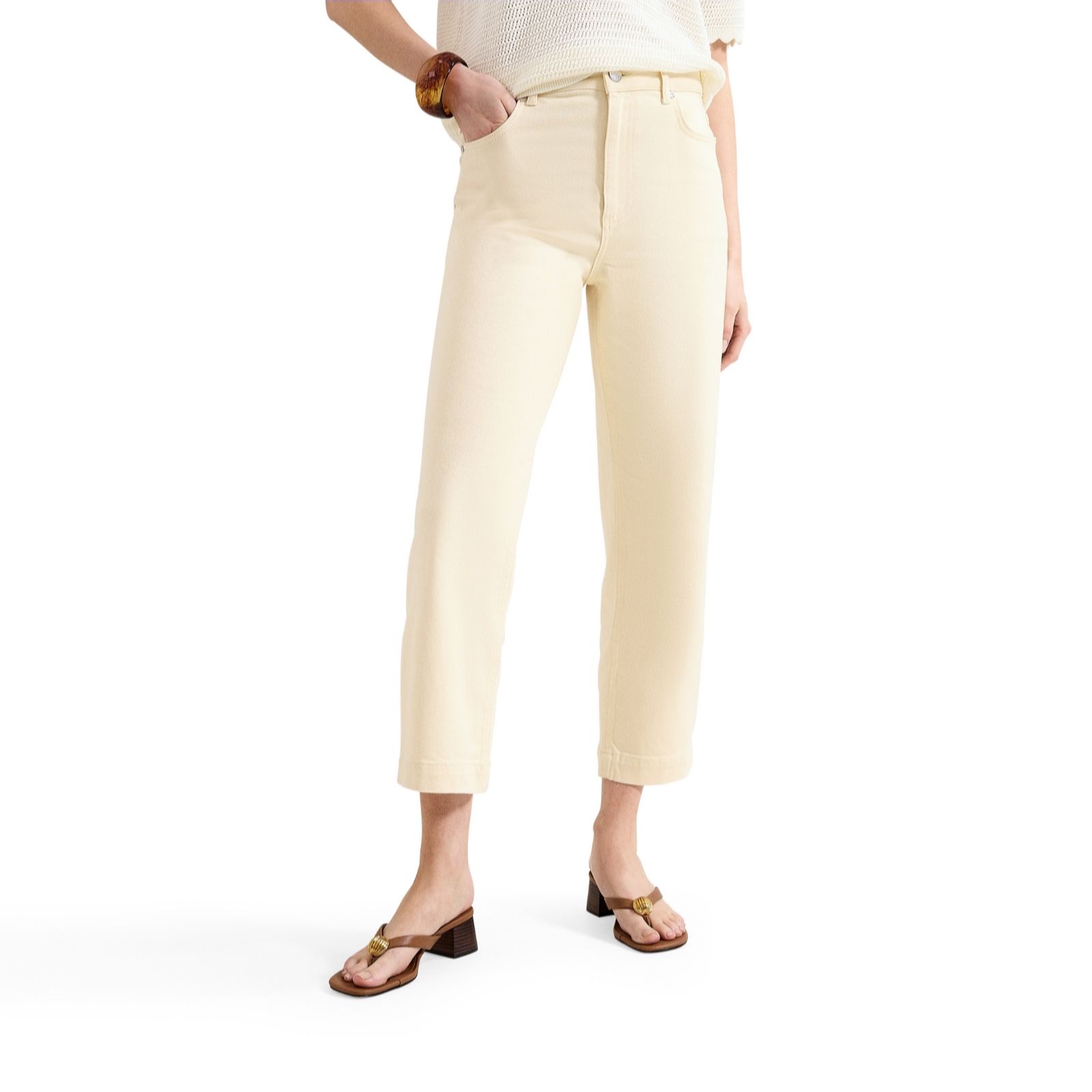 Phase Eight Lexi Cropped Straight Jeans Trouser