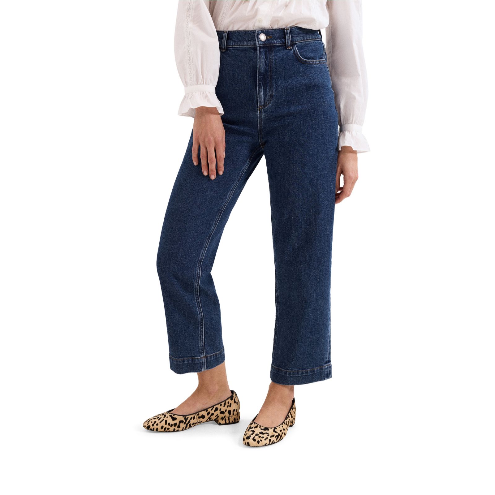 Phase Eight Lexi Cropped Straight Jeans Trouser