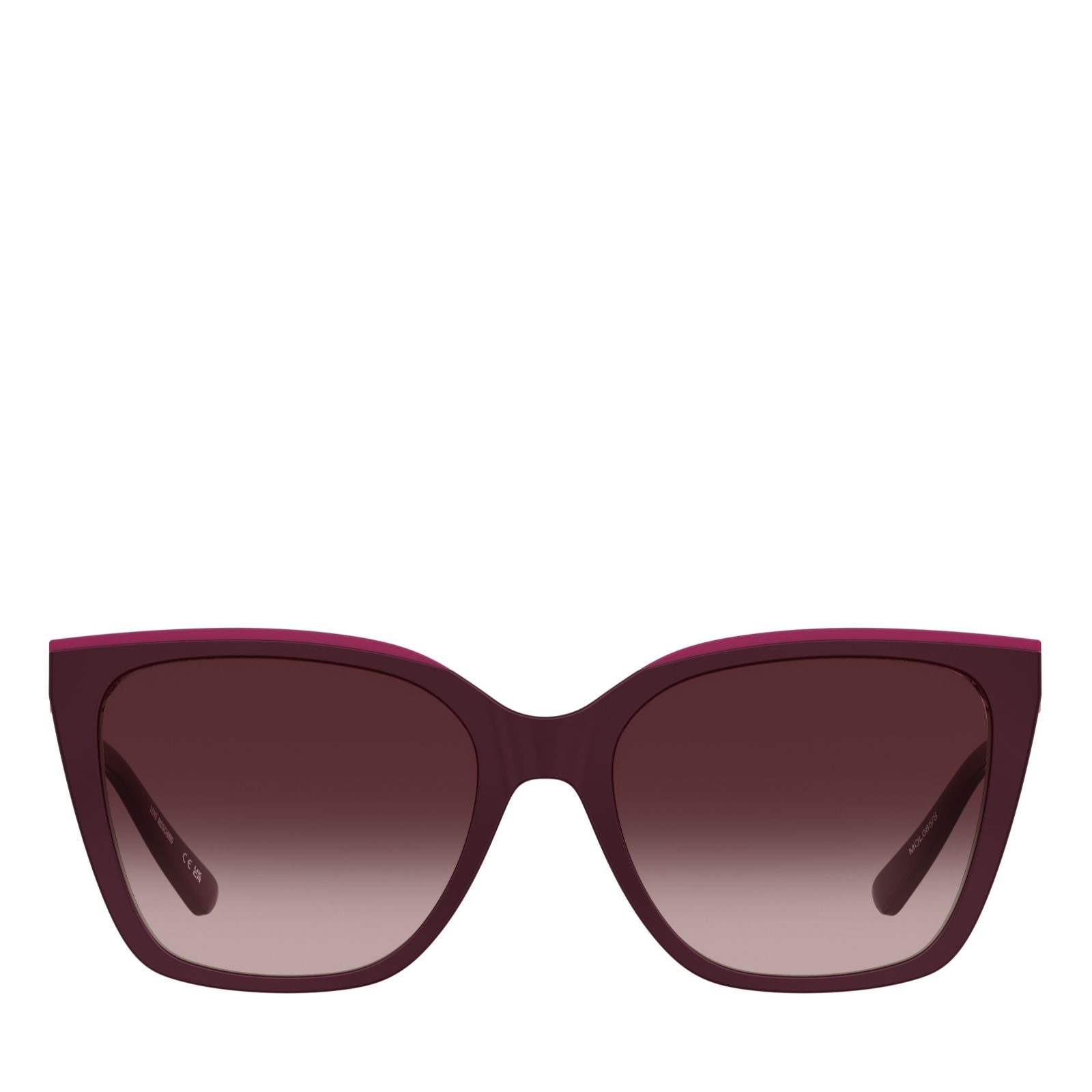 Love Moschino Metal Sunglasses with Heart Detail