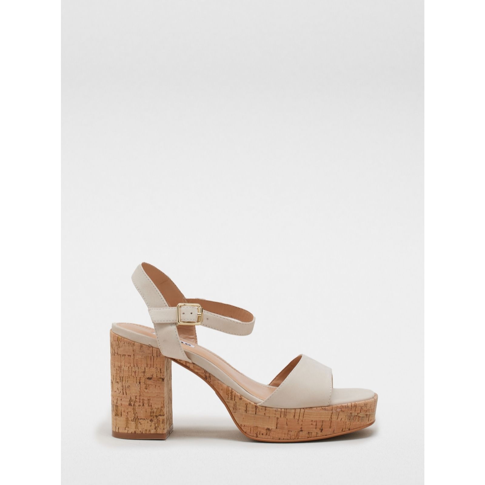Outlet Dune London Jodi Cork Platform Leather Sandals