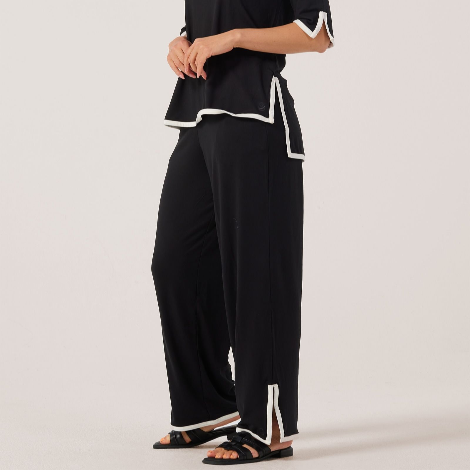 Cuddl Dudds Flexwear Colour Accent Trousers