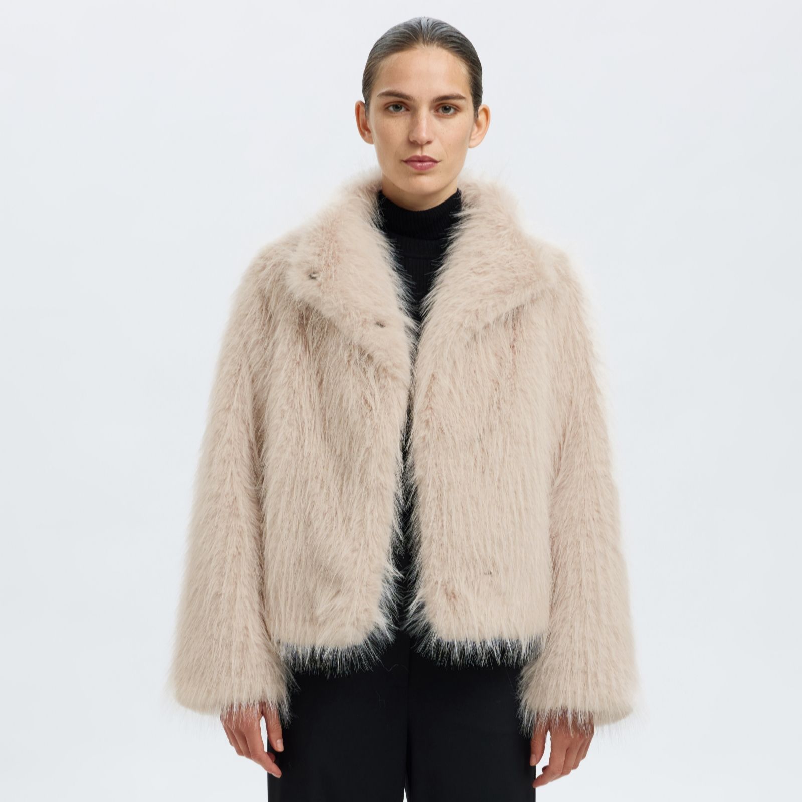 Selected Femme Brea Faux Fur Jacket