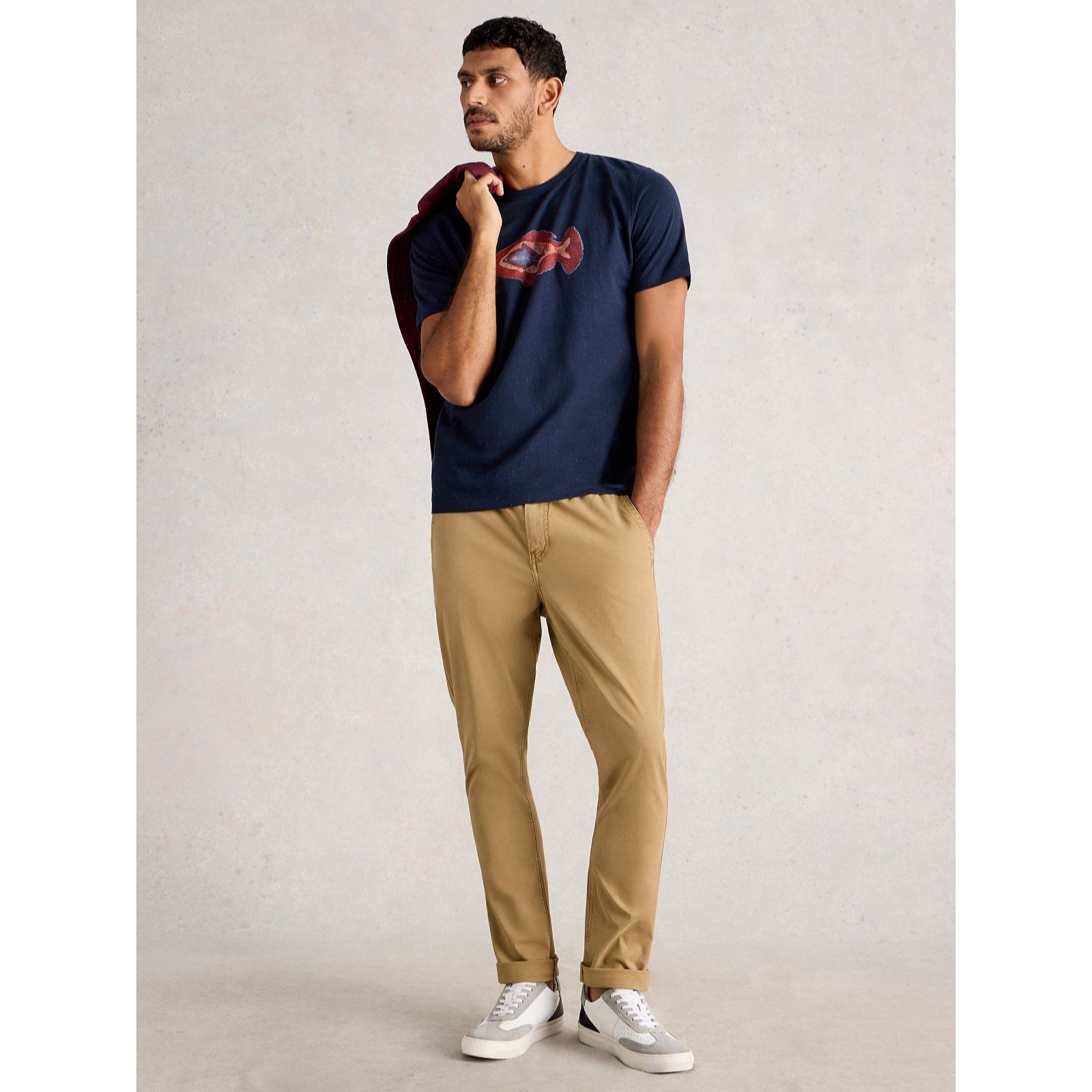 White Stuff Men's Sutton Drawstring Trousers