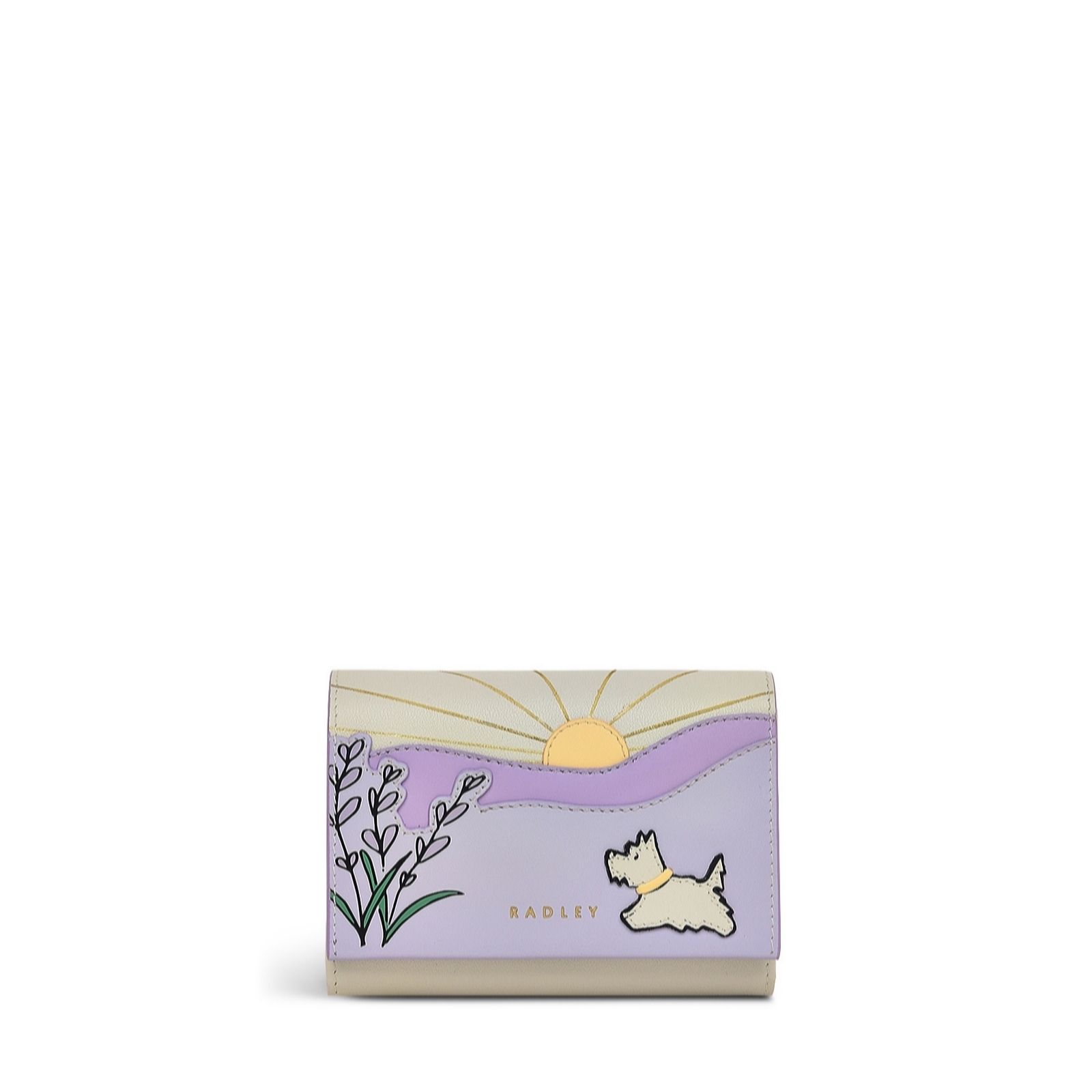 Radley Lavender Fields Medium Flapover Purse