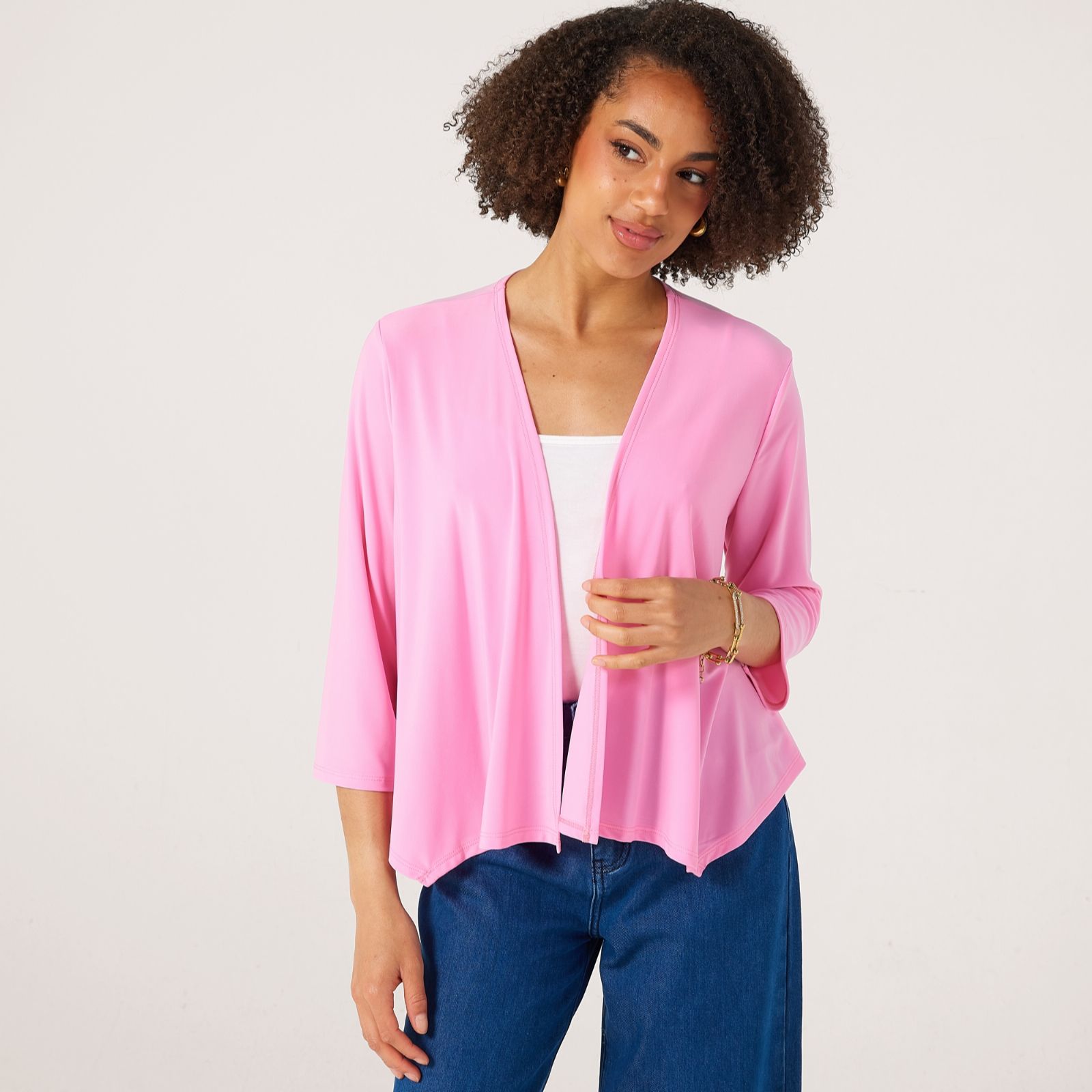 Kim & Co Deluxe Brazil Knit Jersey 3/4 Sleeve Bolero