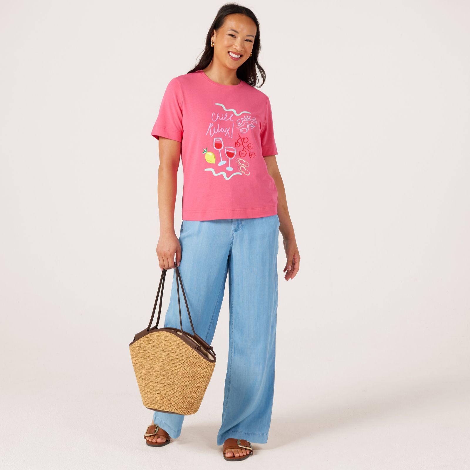 Ruth Langsford Motif Print T-Shirt