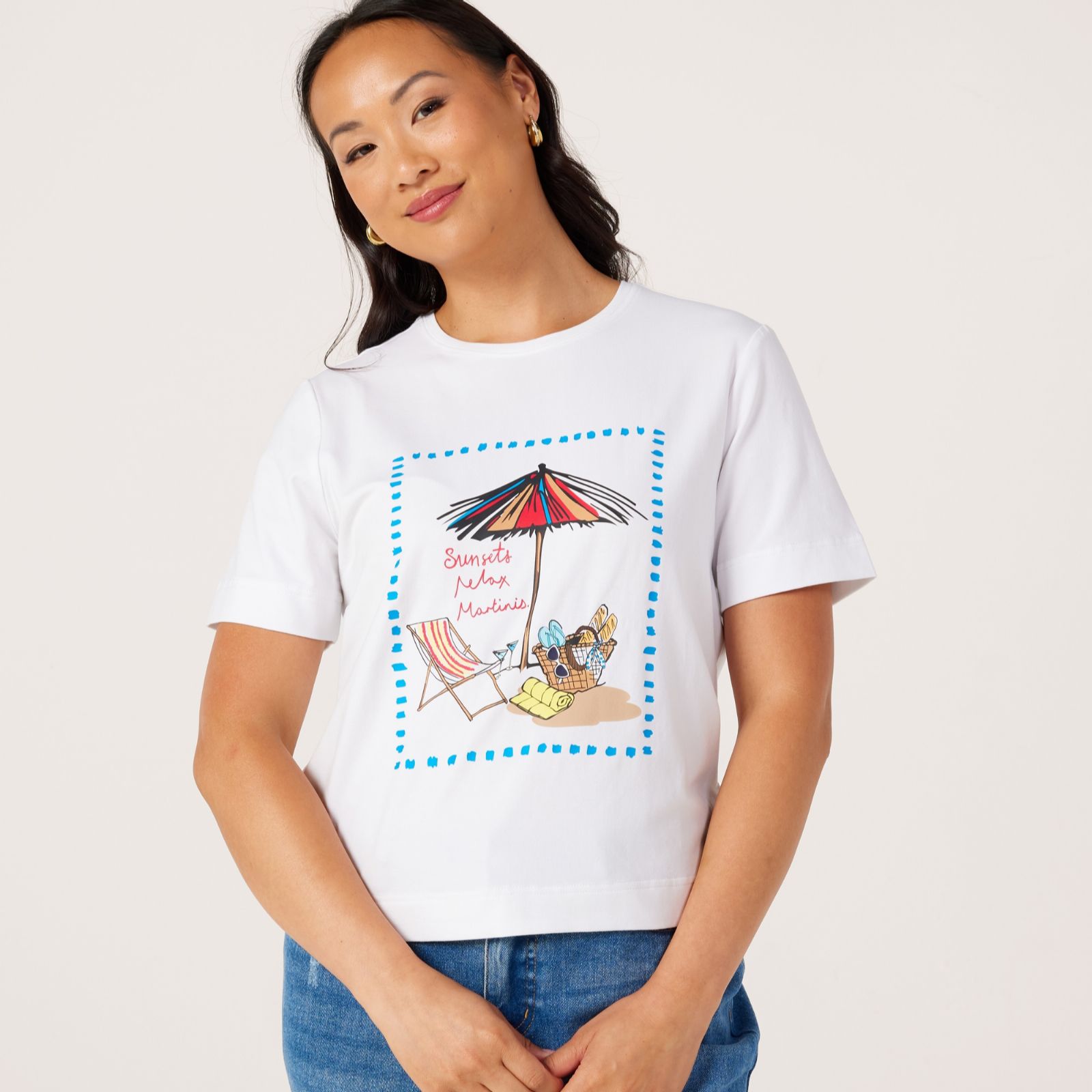 Ruth Langsford Motif Print T-Shirt