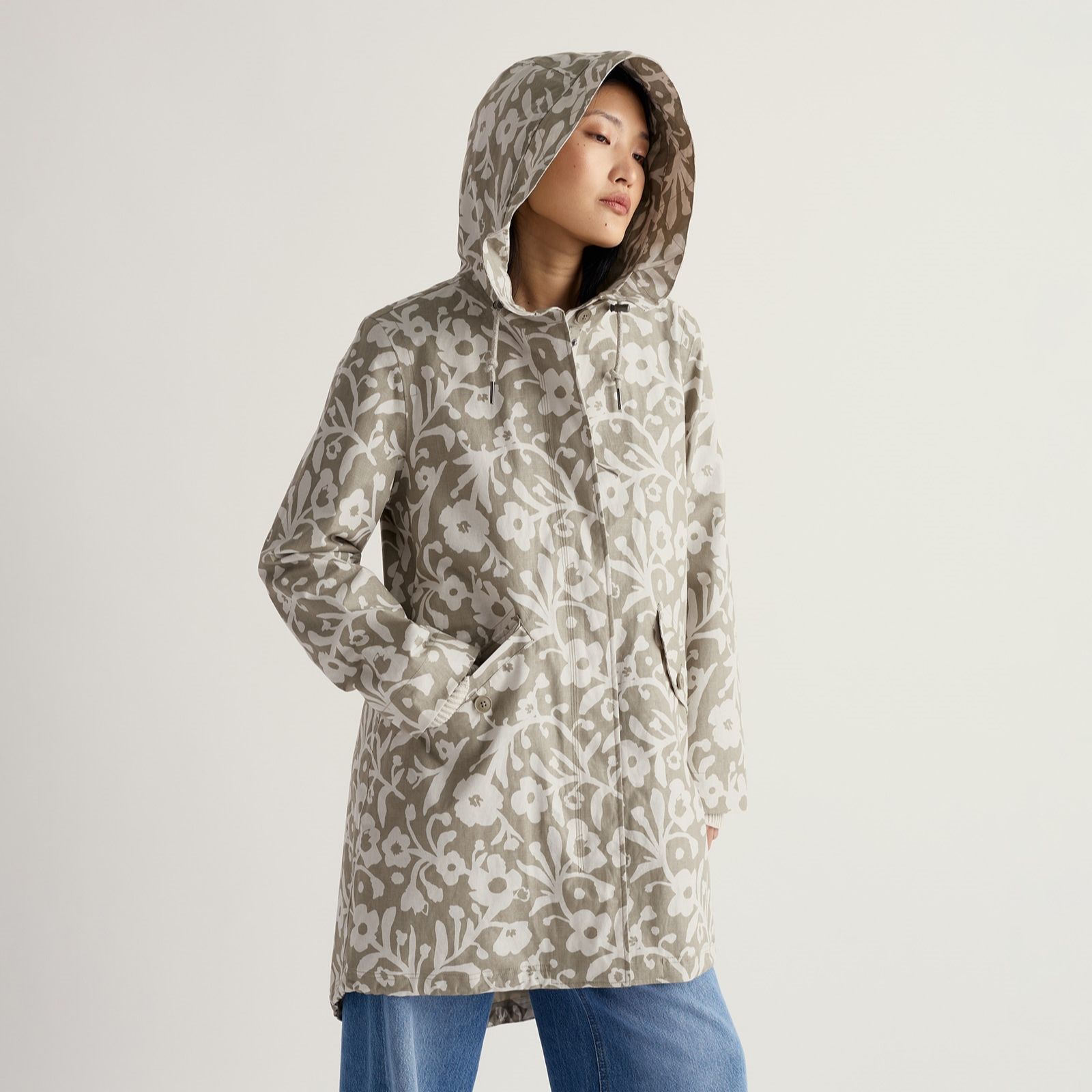 Seasalt Cornwall Seafaring Printed Coat