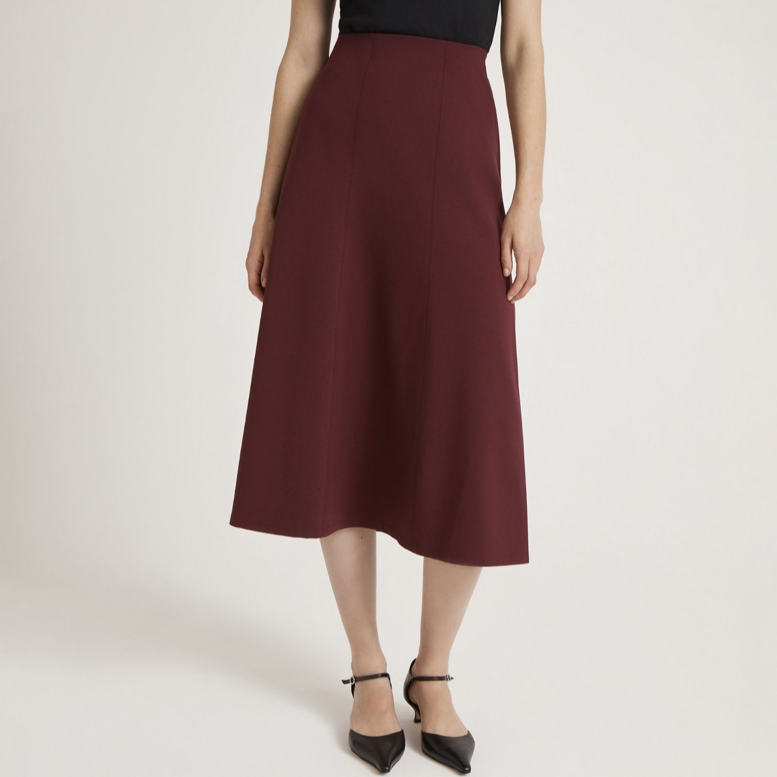 Finery London Mae Ponte Midi Skirt