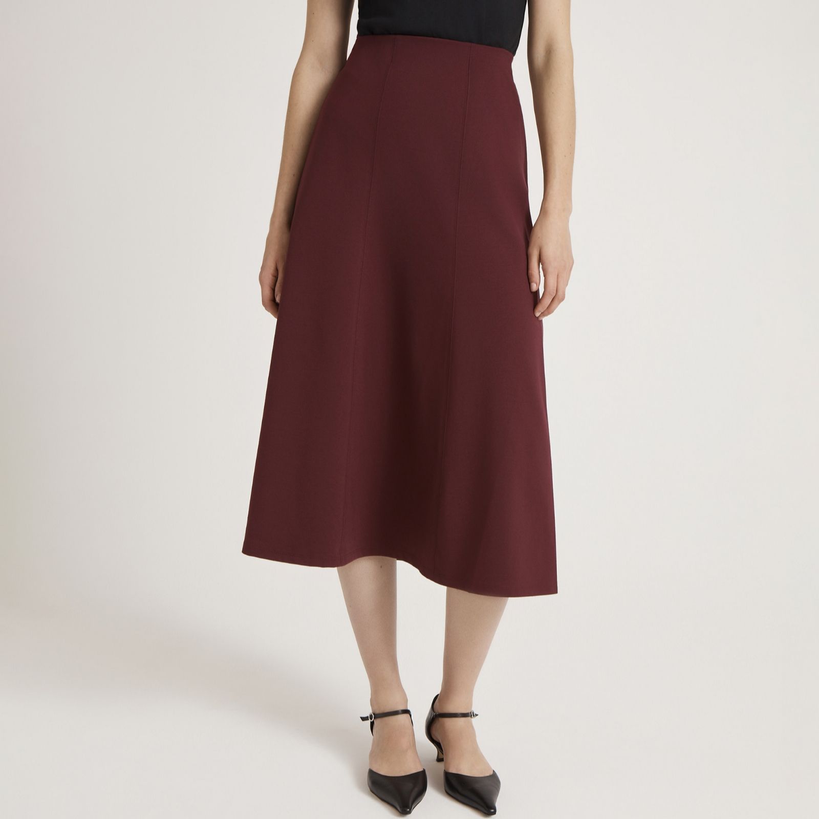 Finery London Mae Ponte Midi Skirt
