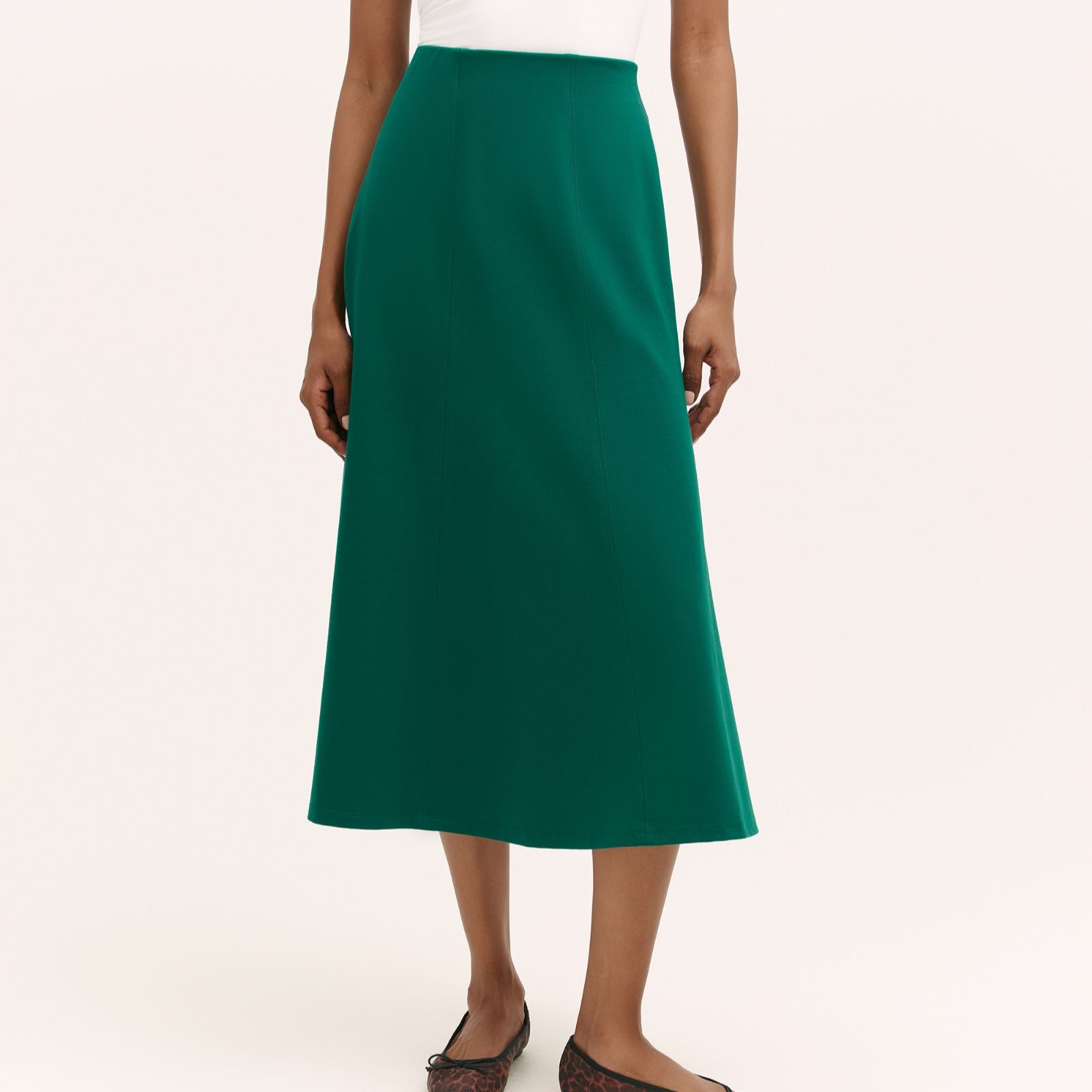 Finery London Mae Ponte Midi Skirt