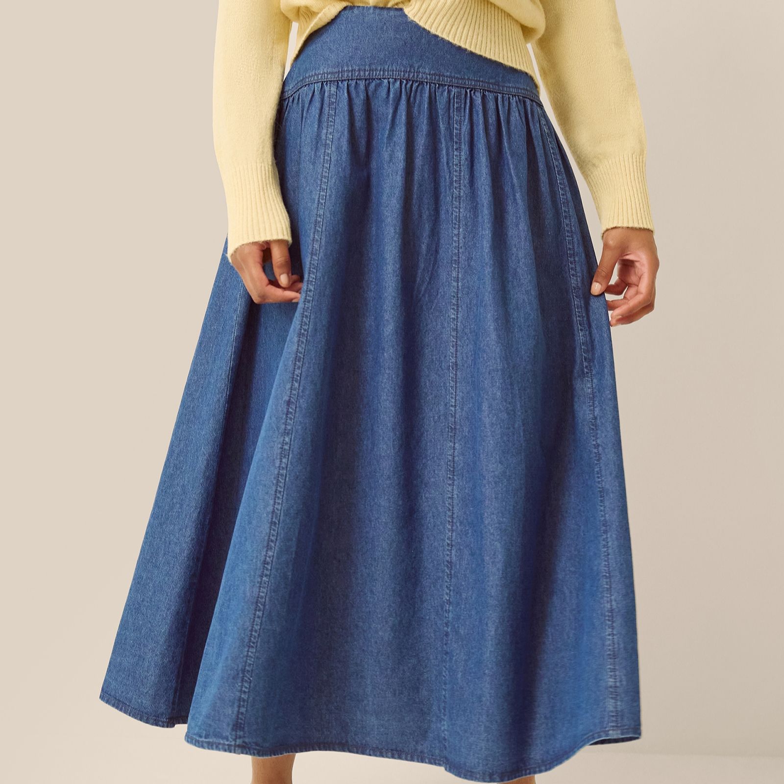 Monsoon Paloma Denim Skirt