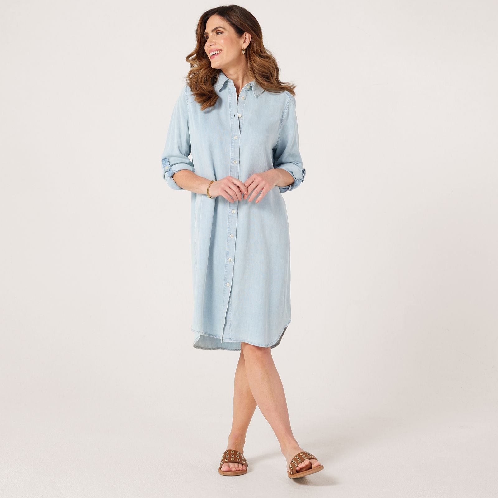 Masai Copenhagen Nyeki Soft Denim Shirt Dress