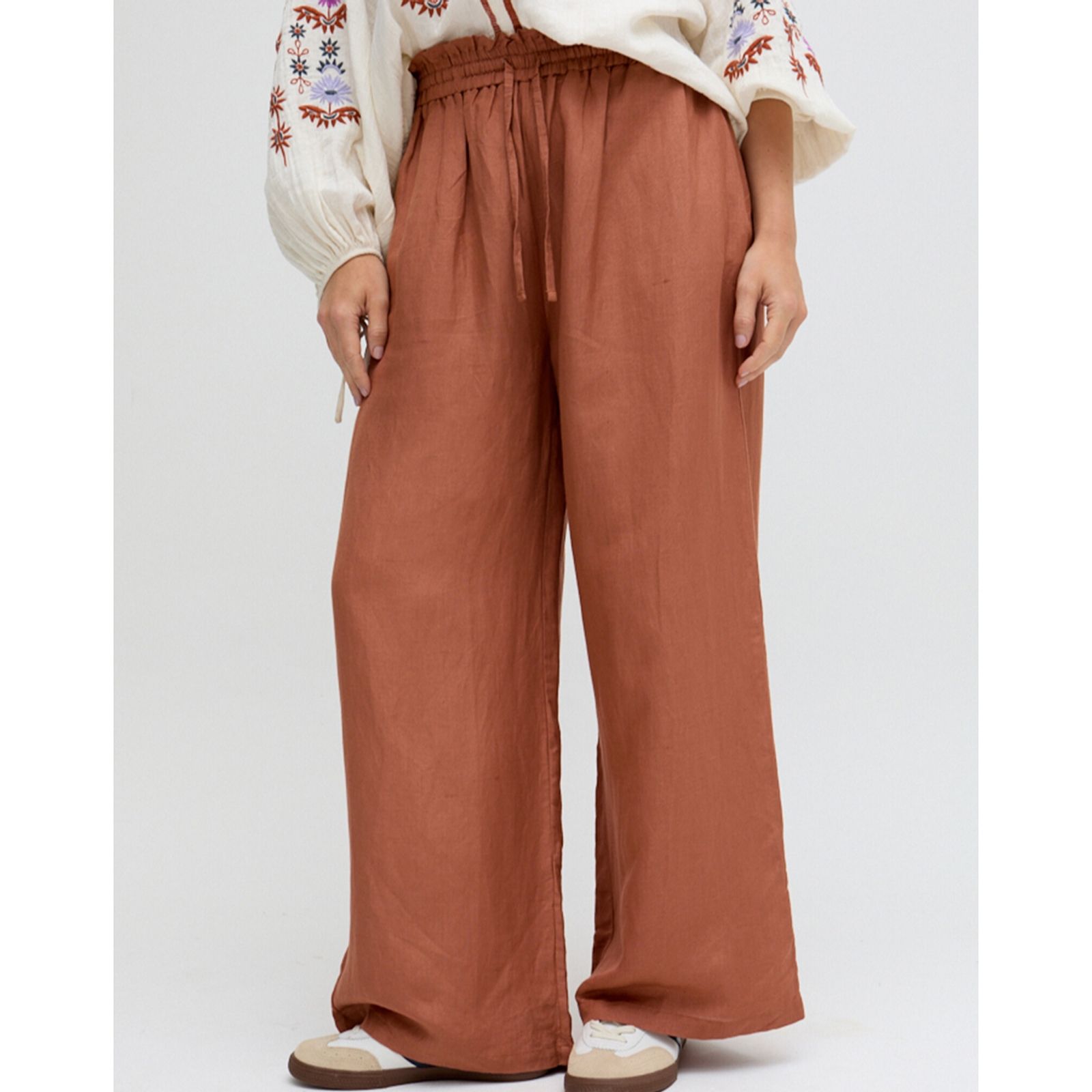 Raffya Paulina Wide Leg Trousers