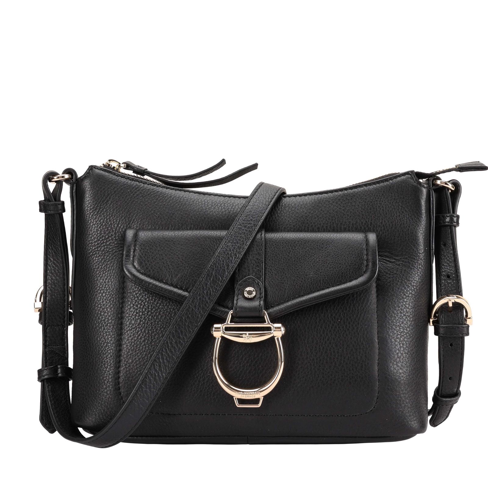 Paul Costelloe Dressage Leather Pocket Detail Crossbody
