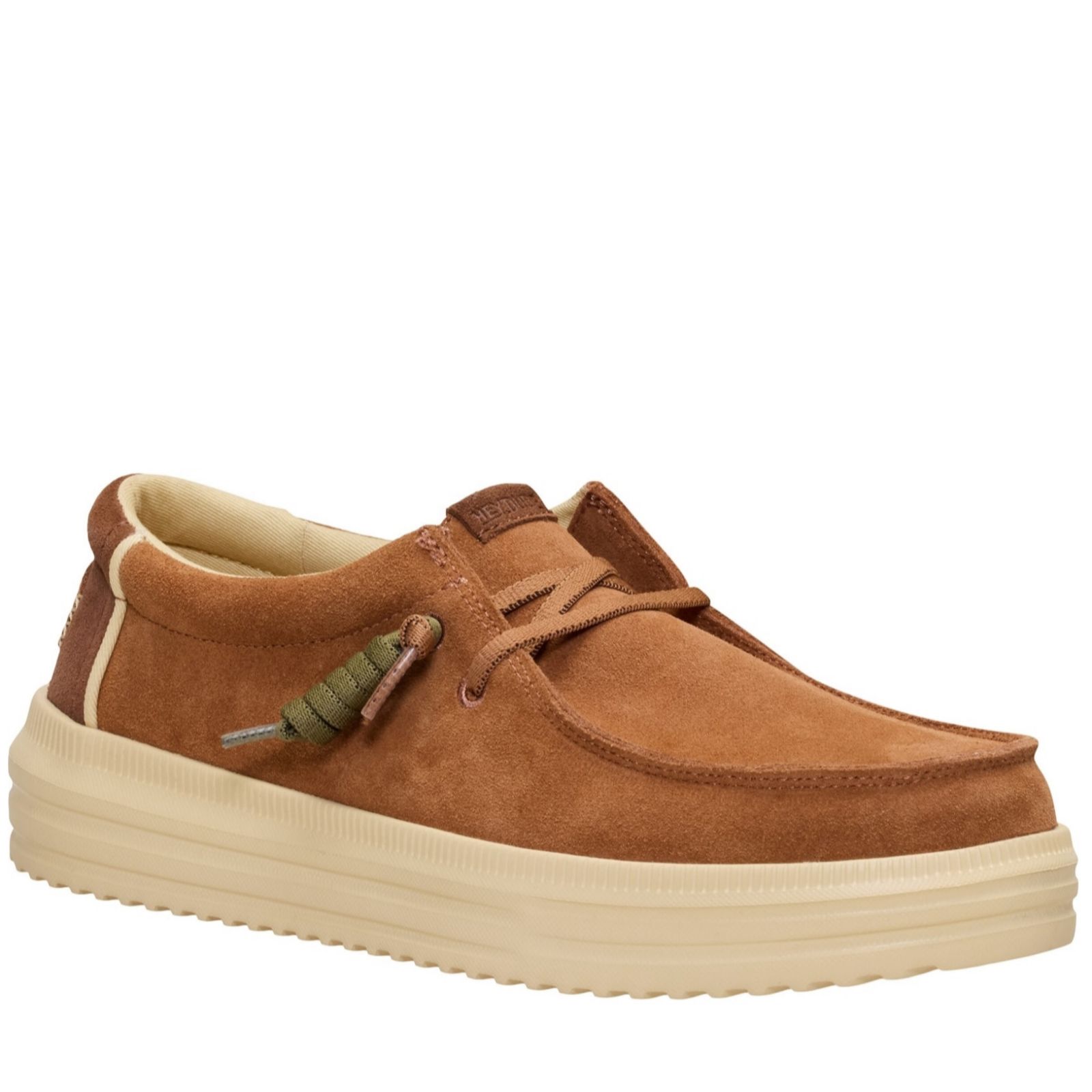 HeyDude Mens REV Suede Trainer
