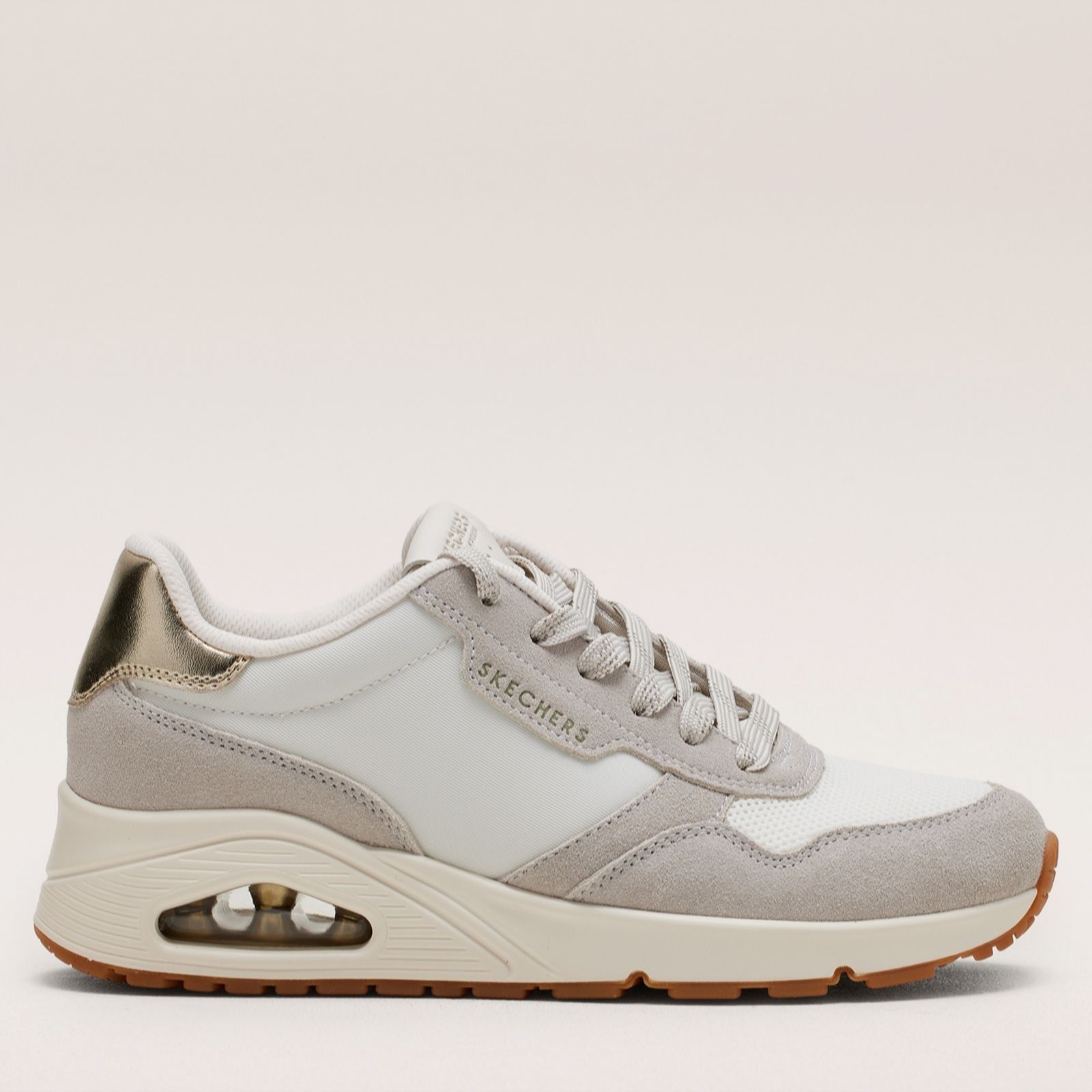 Outlet Skechers Uno Lace Upper Trainers