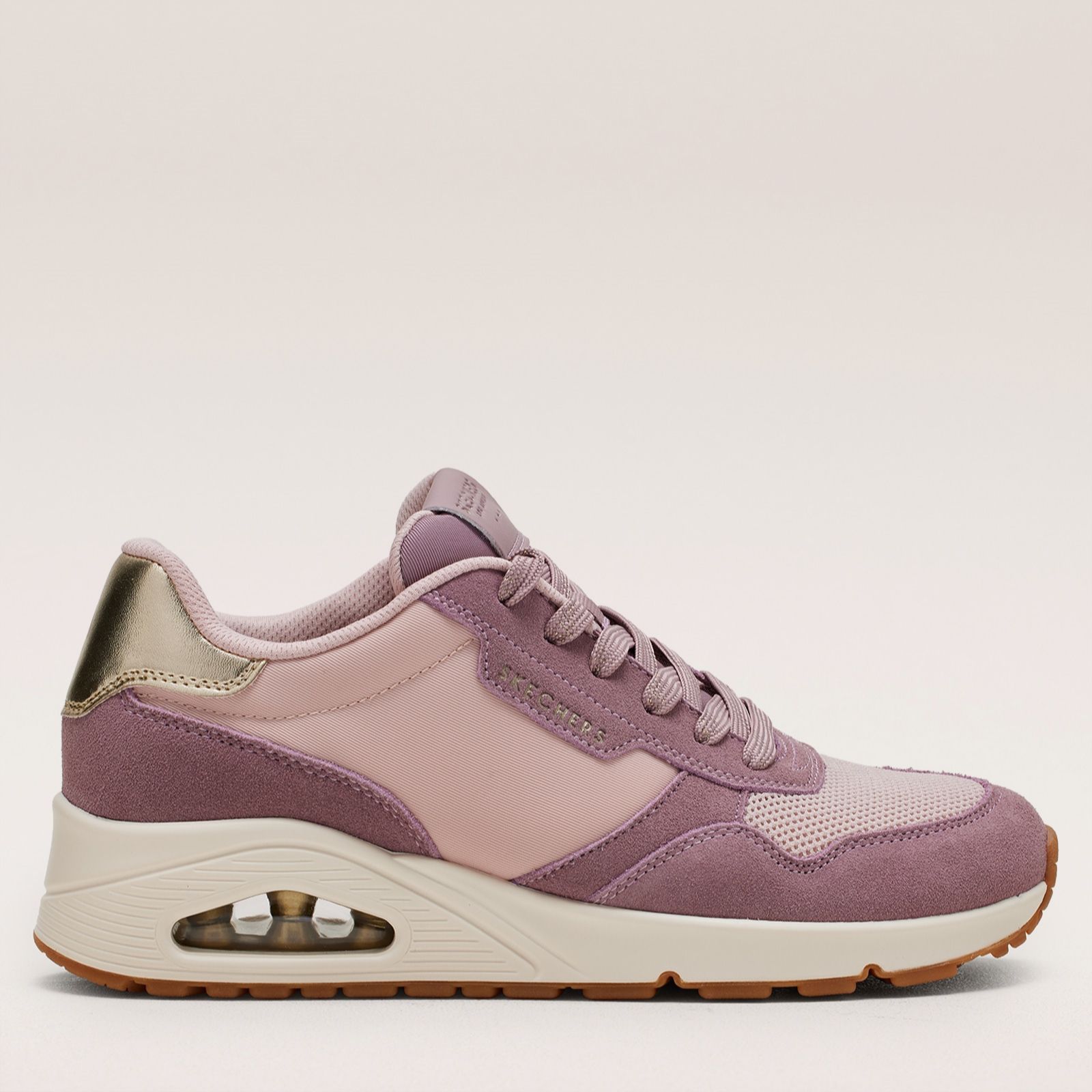 Outlet Skechers Uno Lace Upper Trainers