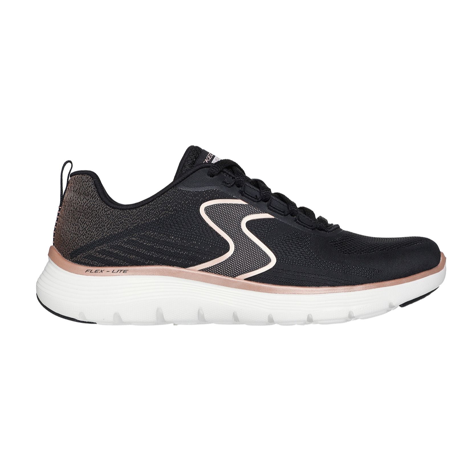 Skechers Flex Appeal 5.0 Luxe Glow Lace-Up Trainer