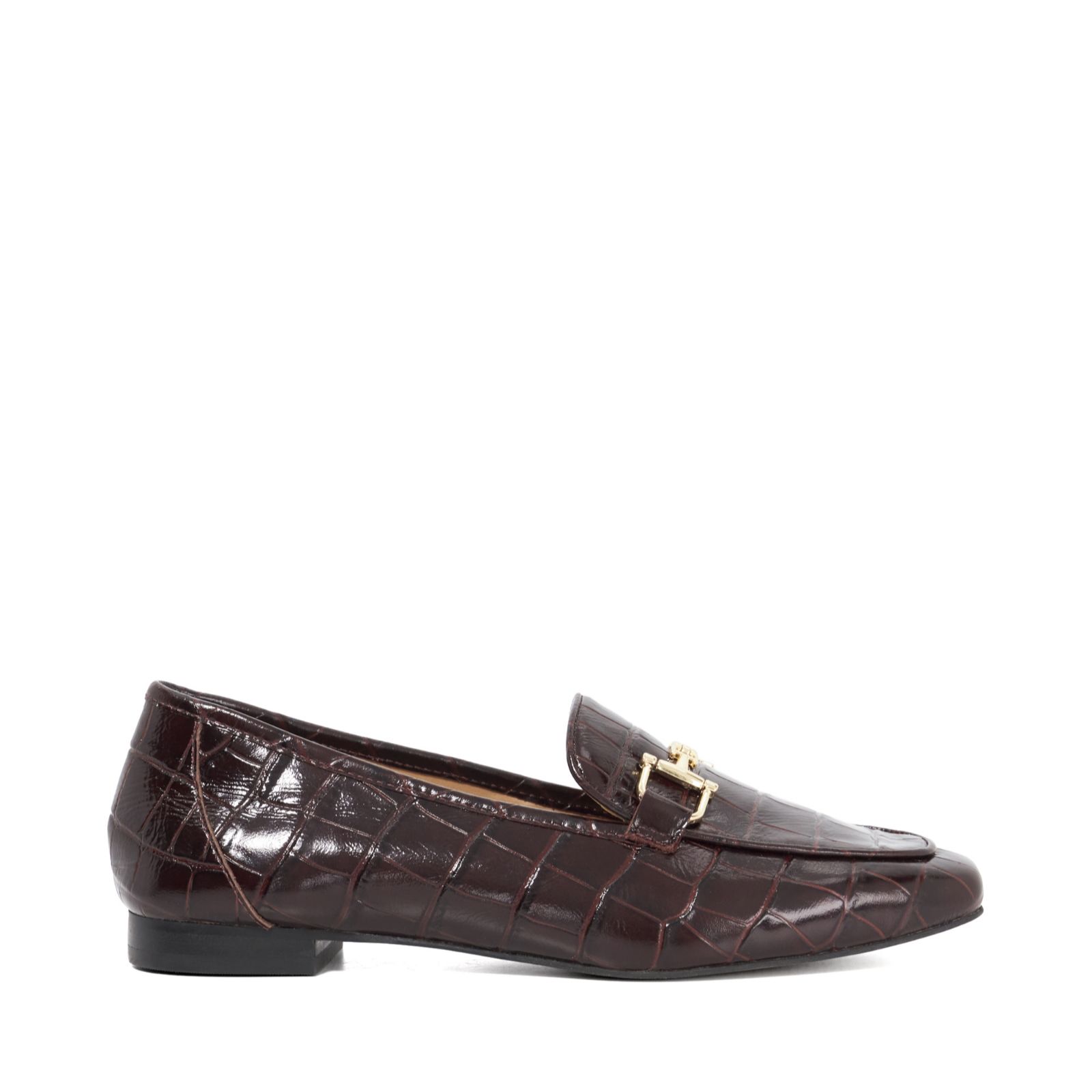 Dune London Grained Leather Loafer