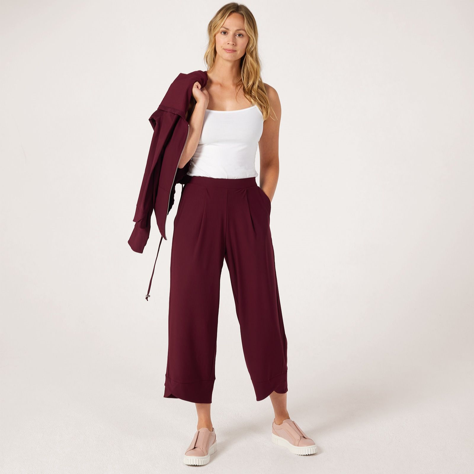 MarlaWynne Collection Luxe Crepe Trousers