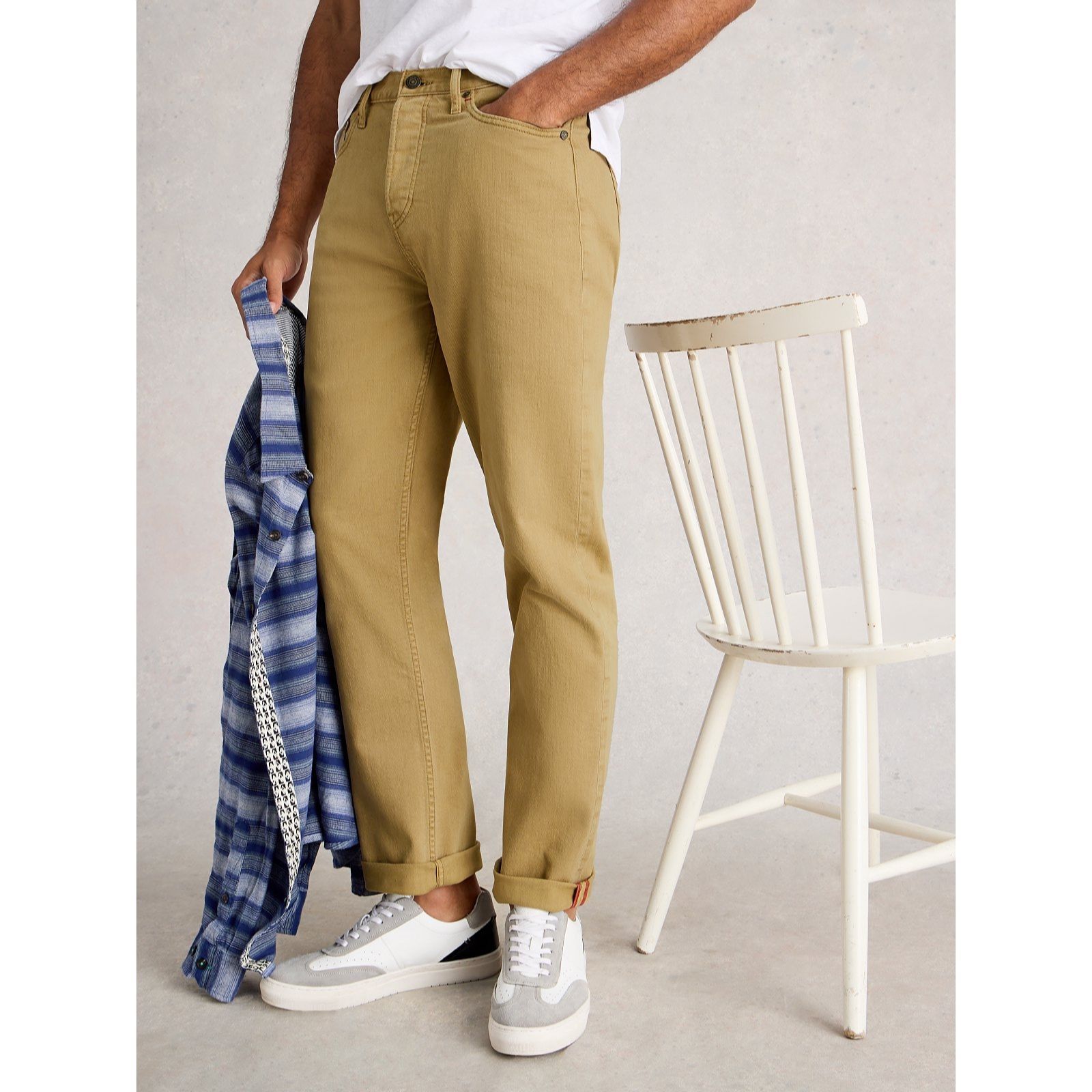 White Stuff Men's Eastwood Garment Dye Jeans