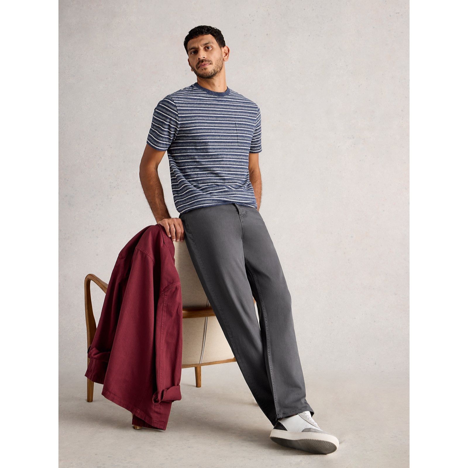 White Stuff Men's Eastwood Garment Dye Jeans