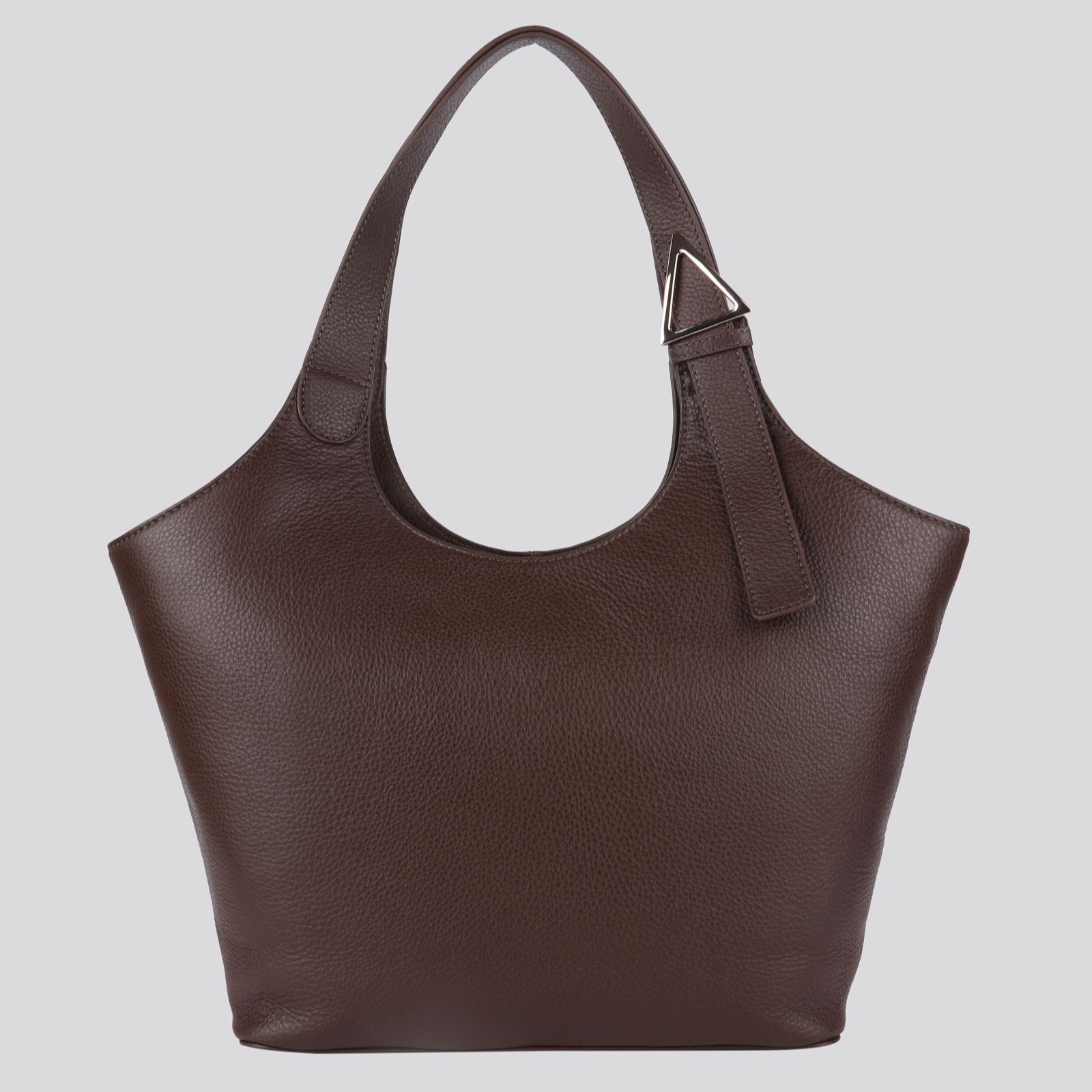 Ashwood Leather Shoulder Bag With Strap Detail