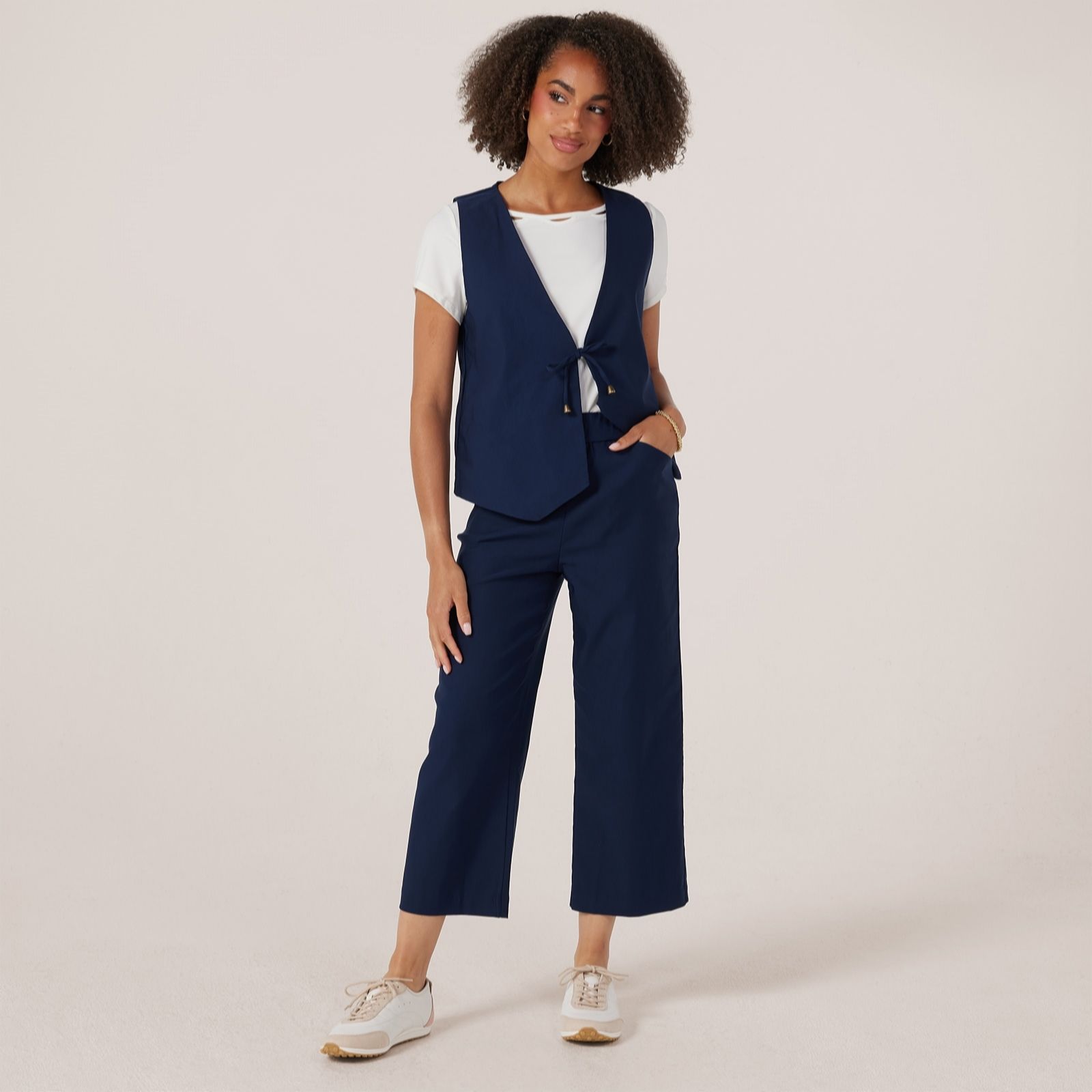 Kim & Co Soft Millennium Harper Straight Cropped Standard Trousers