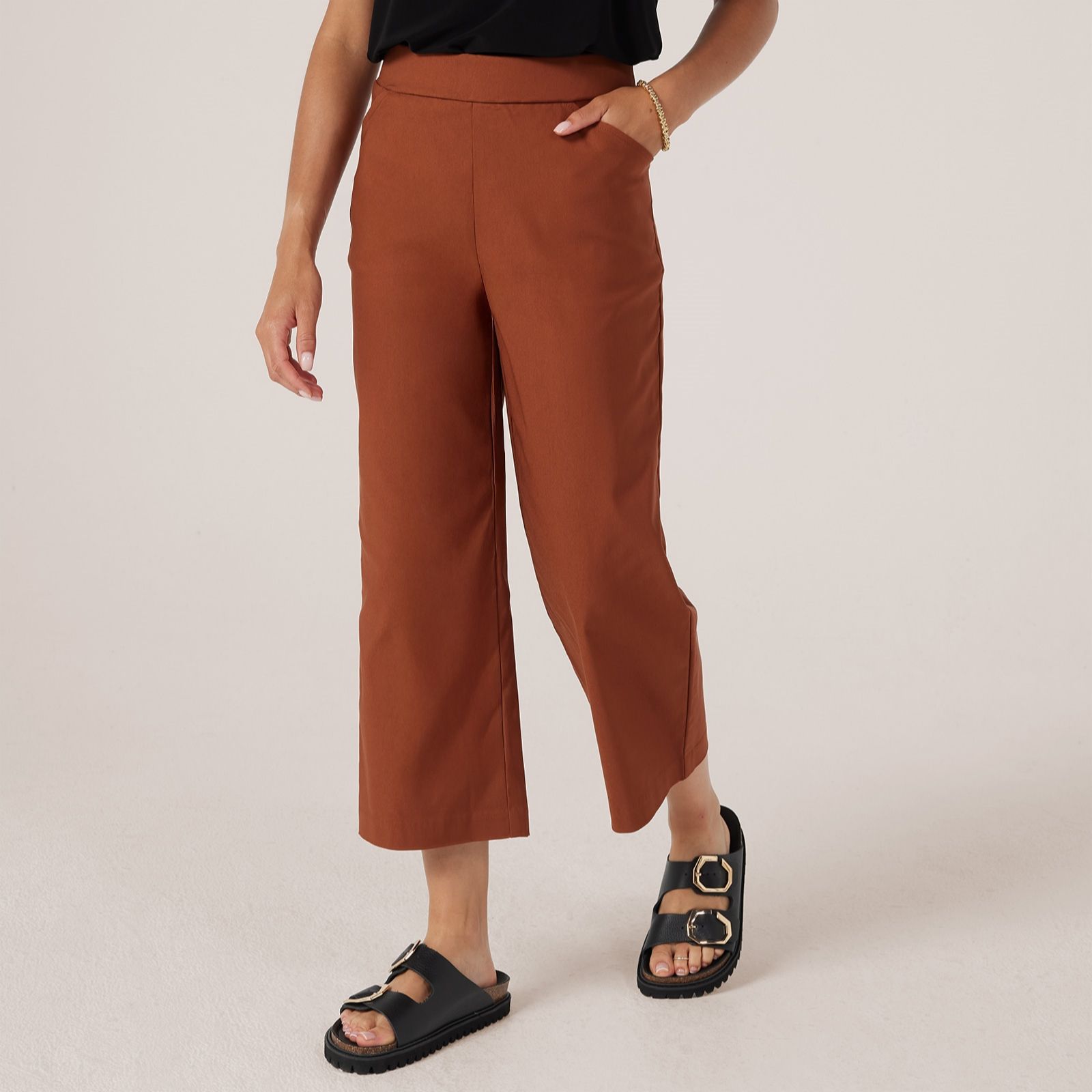 Kim & Co Soft Millennium Harper Straight Cropped Standard Trousers