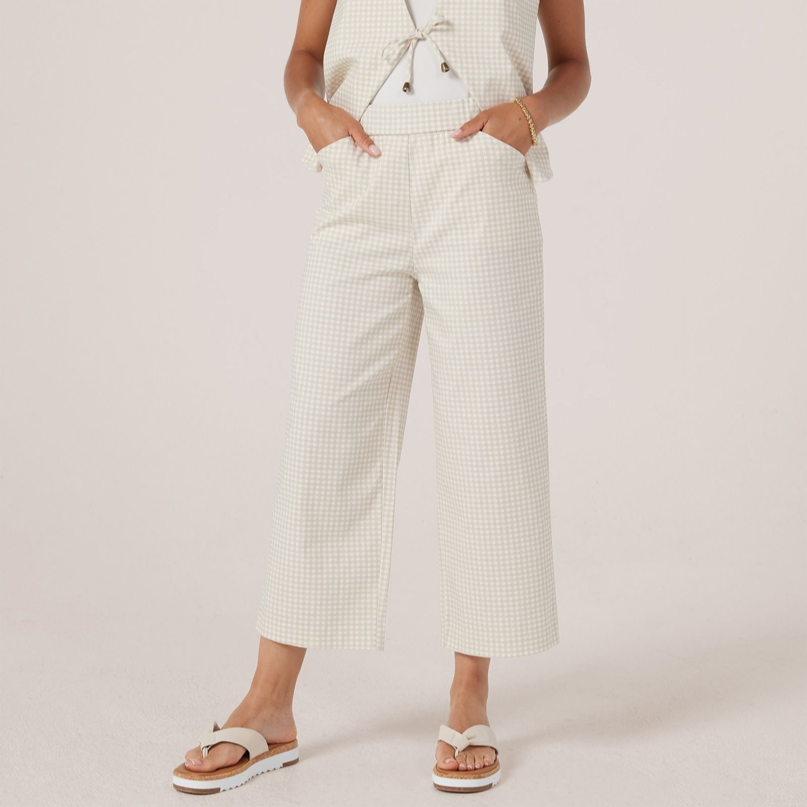 Kim & Co Soft Millennium Harper Straight Cropped Standard Trousers