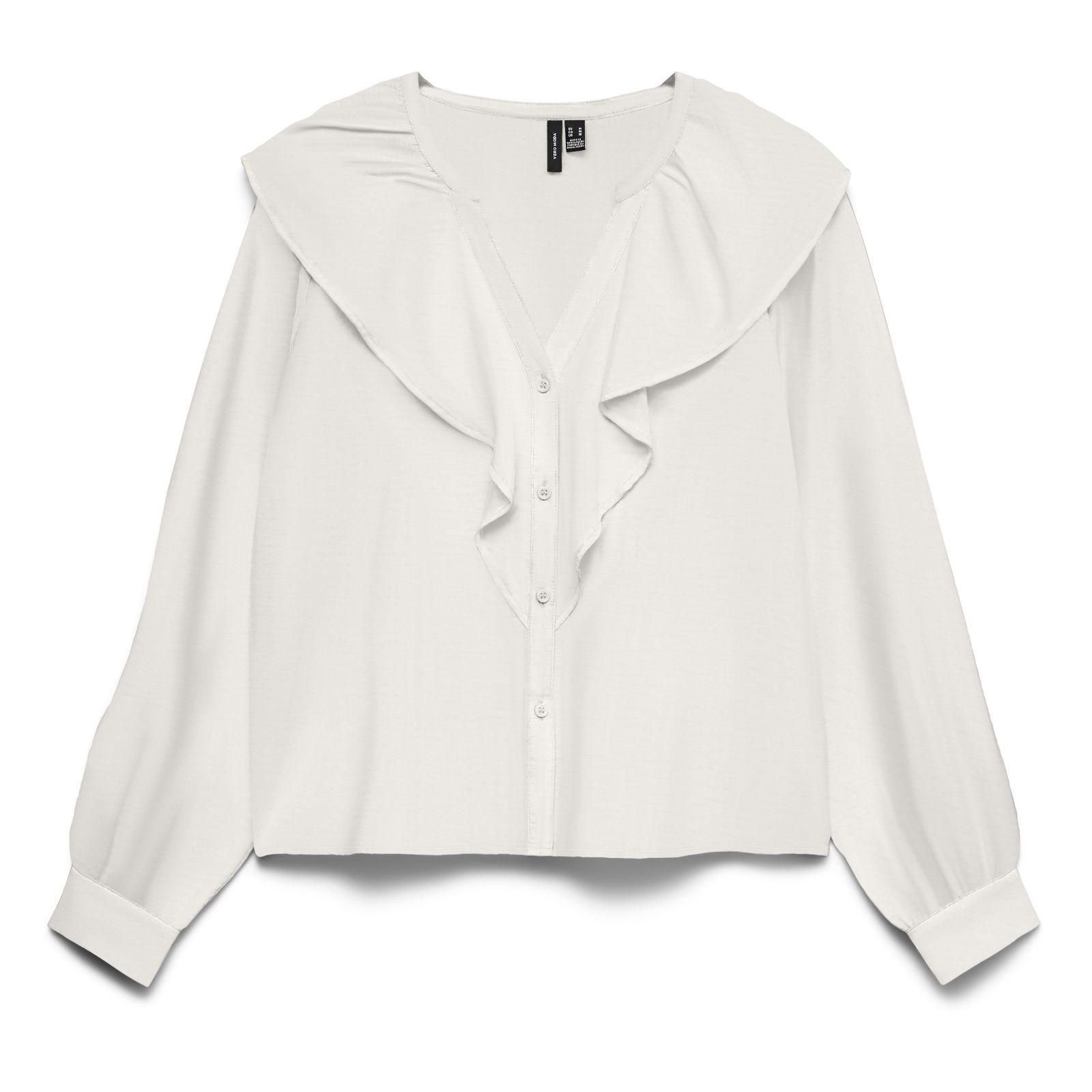 Vero Moda Kaja V-Neck Frill Shirt