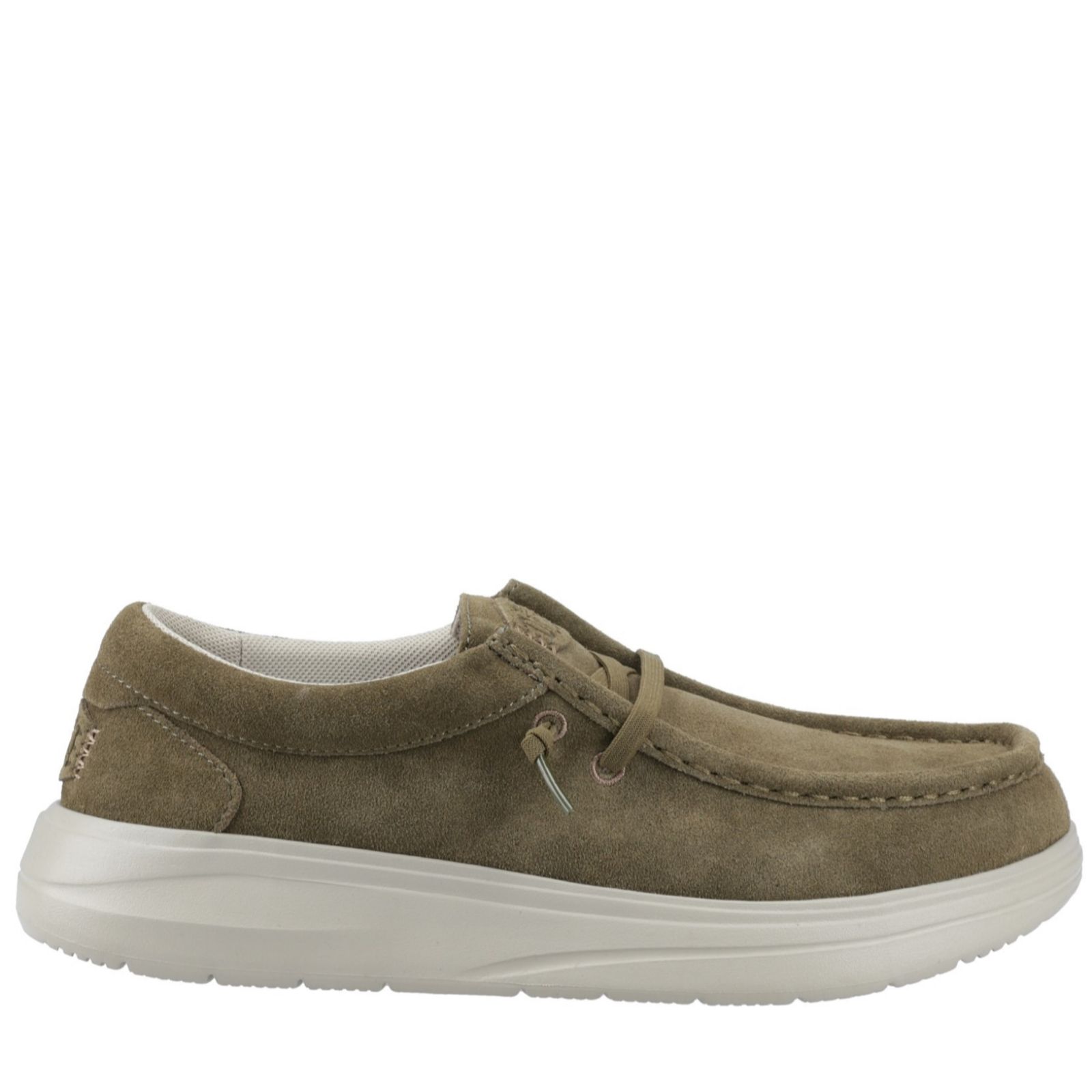 HeyDude Mens Wally COMF Suede Trainer