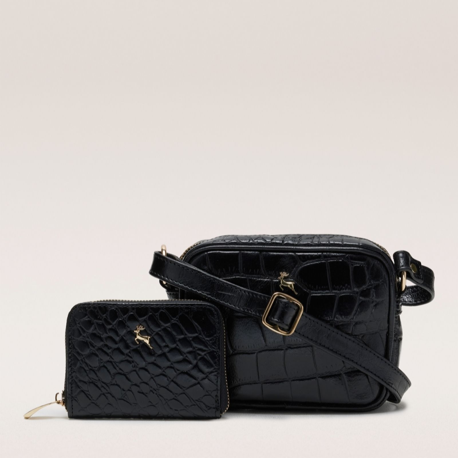 Outlet Ashwood Leather Crossbody Bag & Purse Set