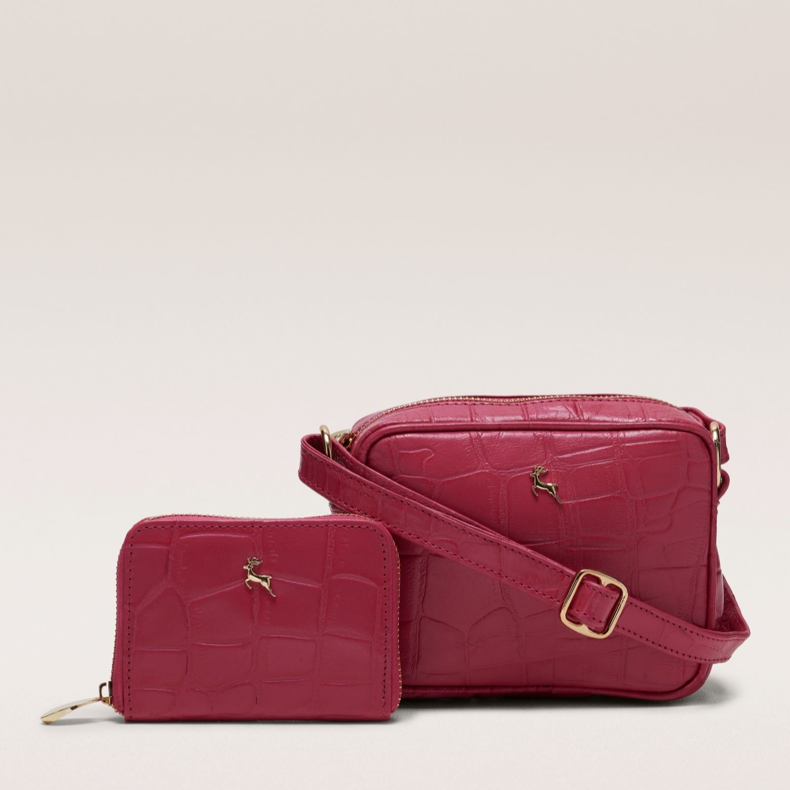 Outlet Ashwood Leather Crossbody Bag & Purse Set