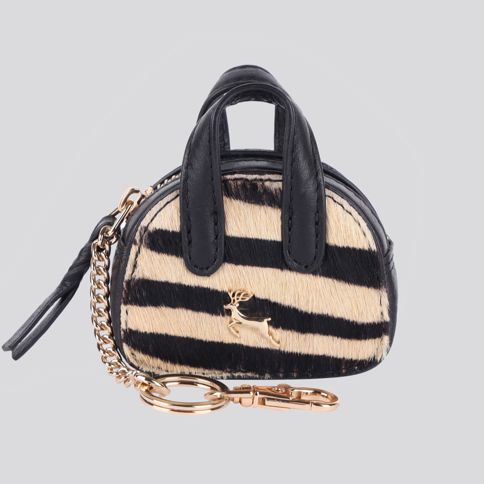 Ashwood Leather Mini Handbag Charm