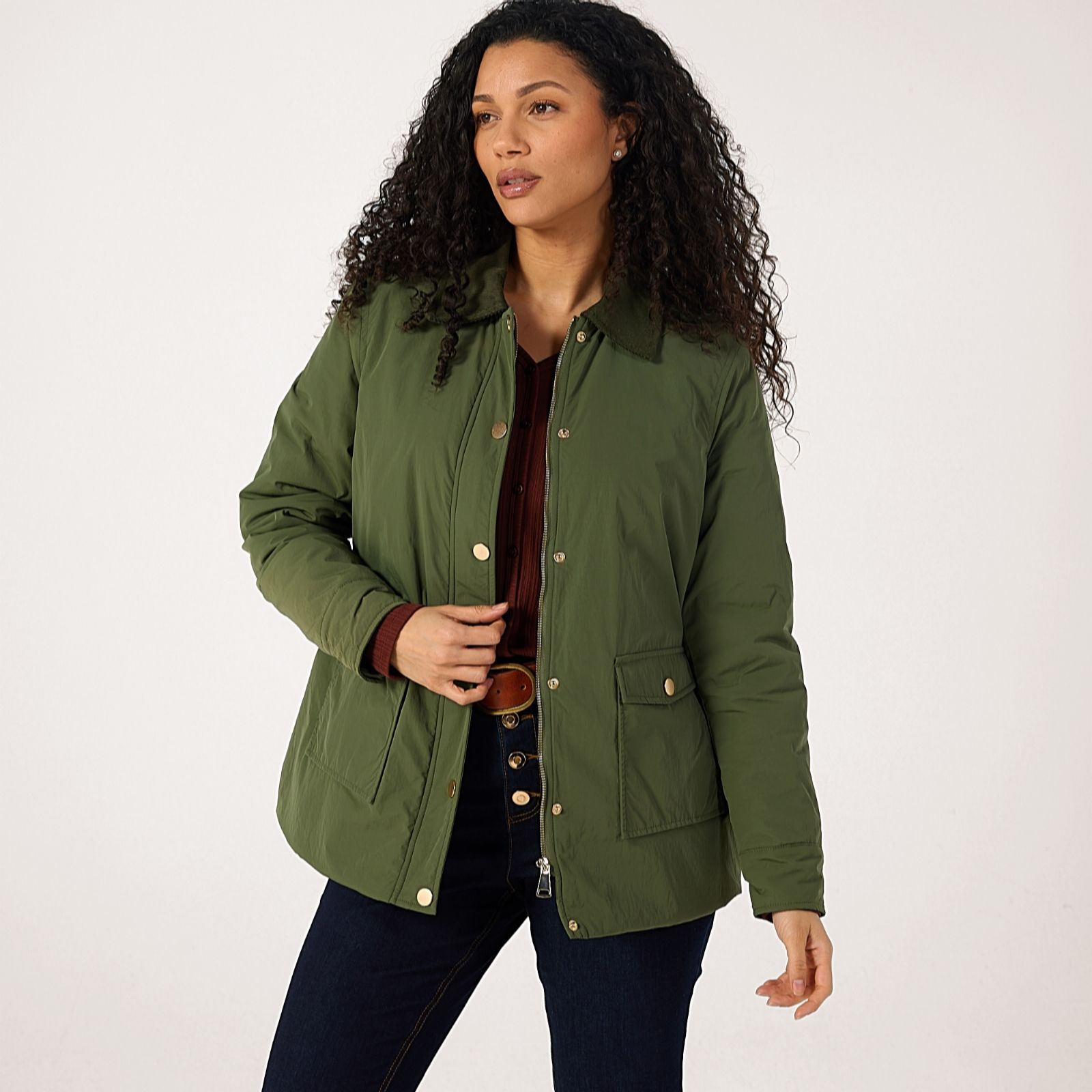 Ruth Langsford Cord Collar Jacket